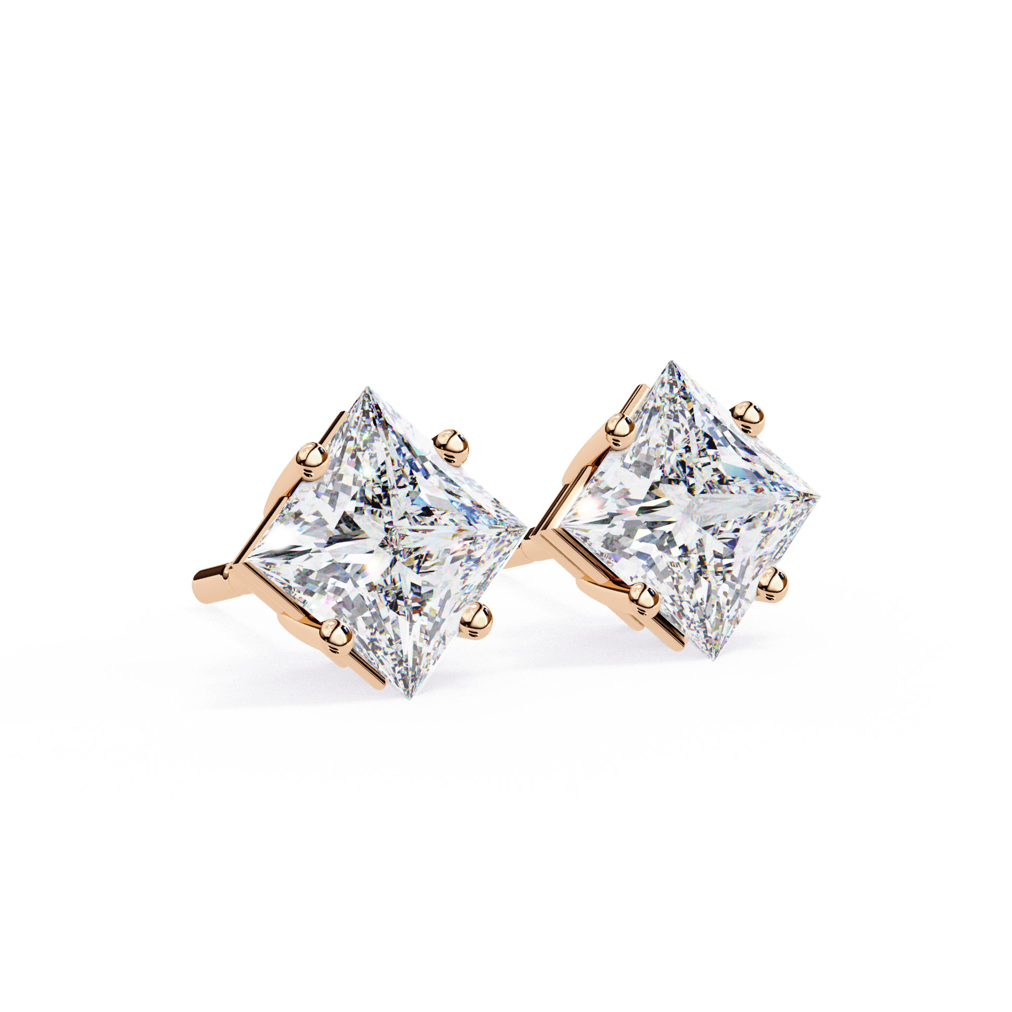 Cia Diamond Solitaire Earrings