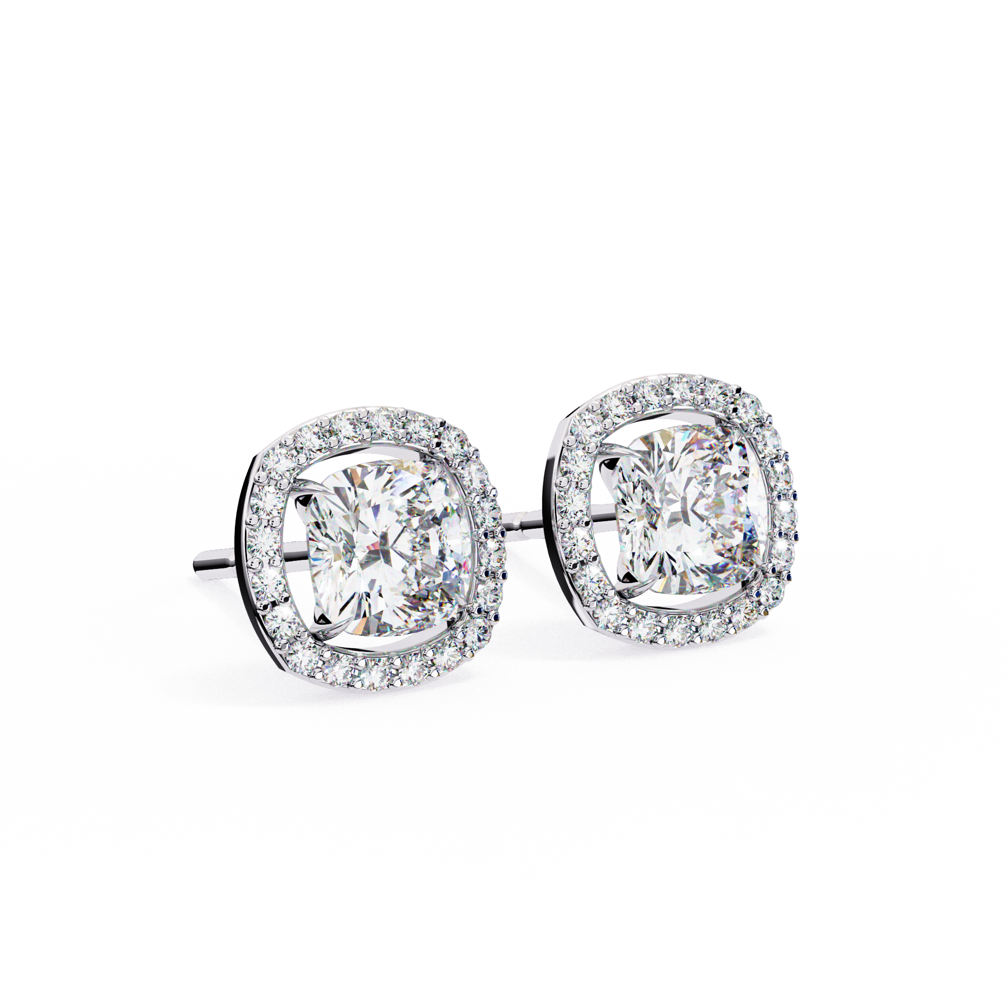 Leah Diamond Solitaire Earrings