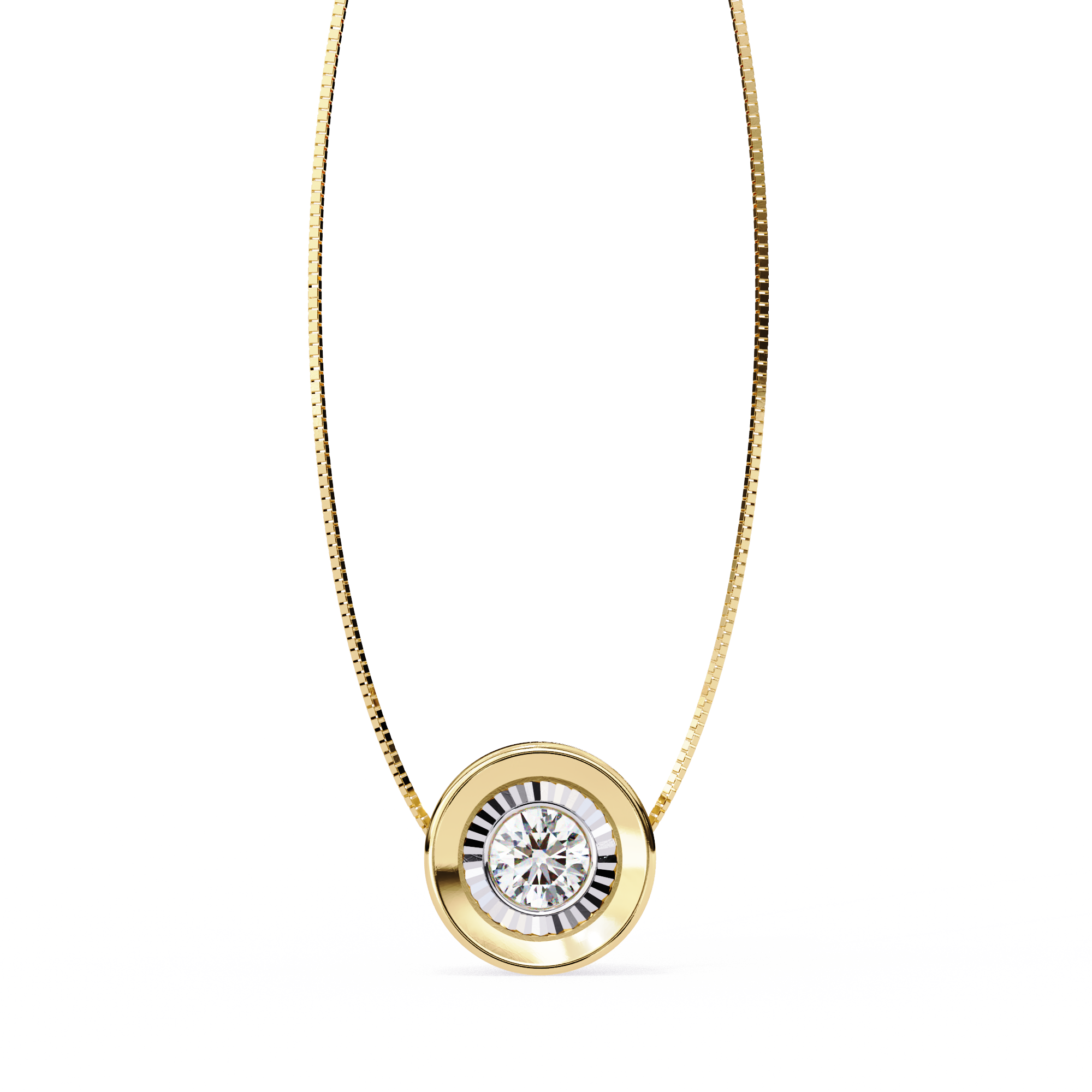 Gabriella Diamond Solitaire Pendant