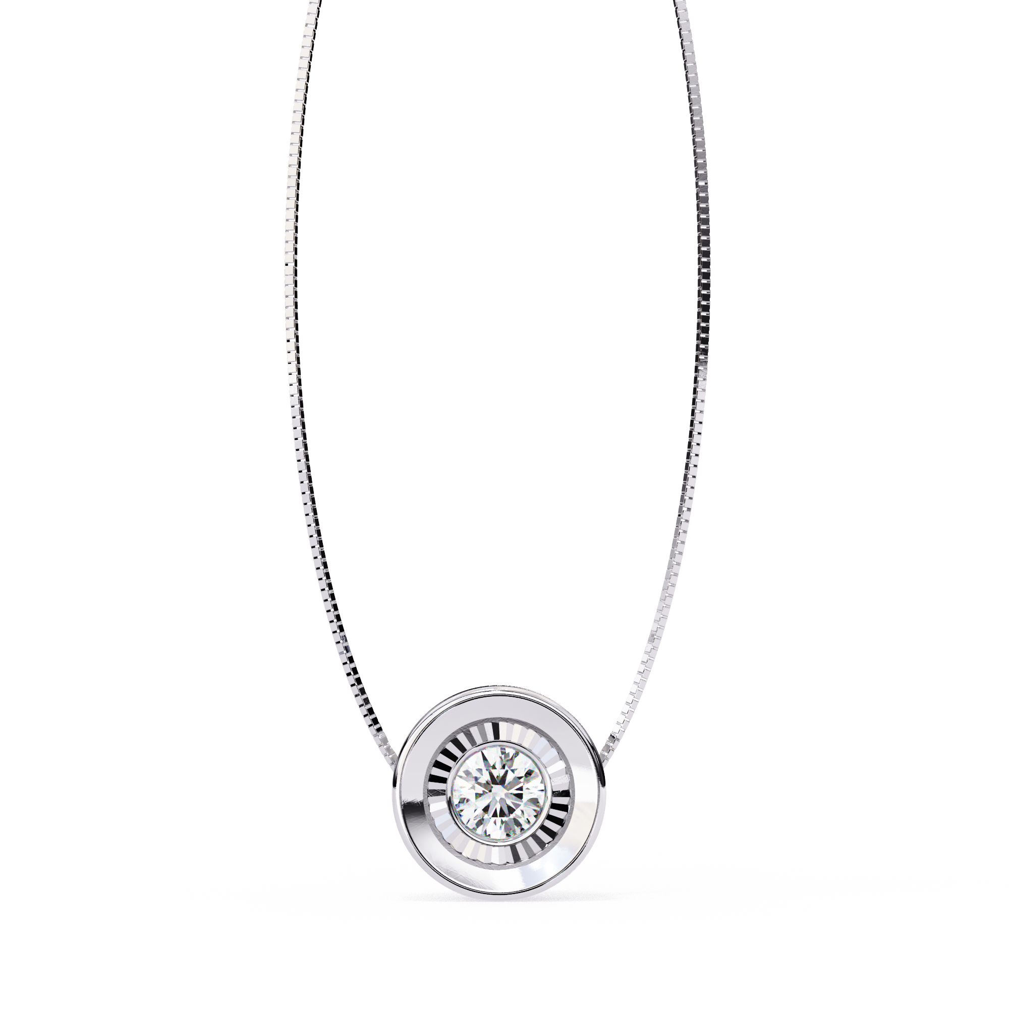 Gabriella Diamond Solitaire Pendant