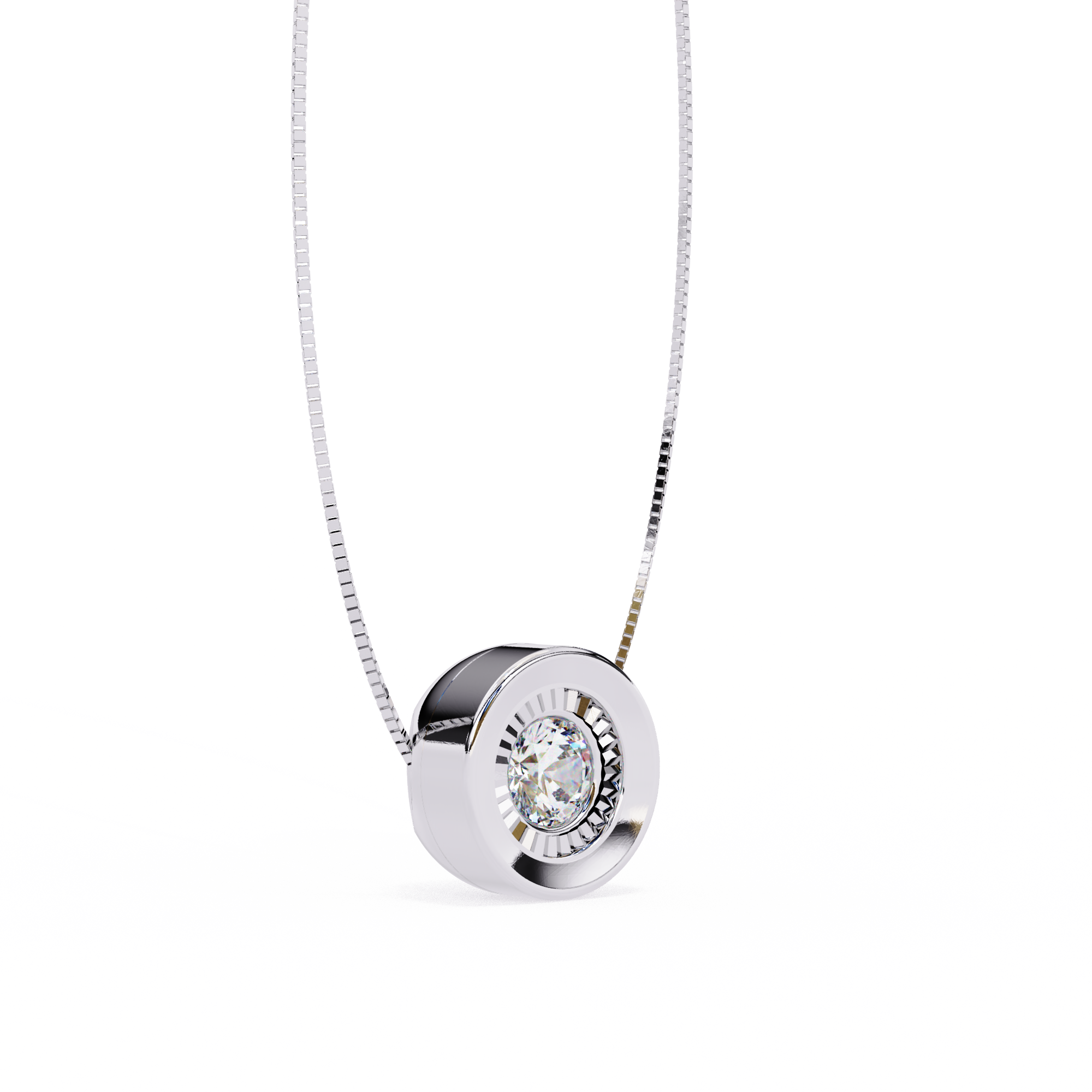 Gabriella Diamond Solitaire Pendant