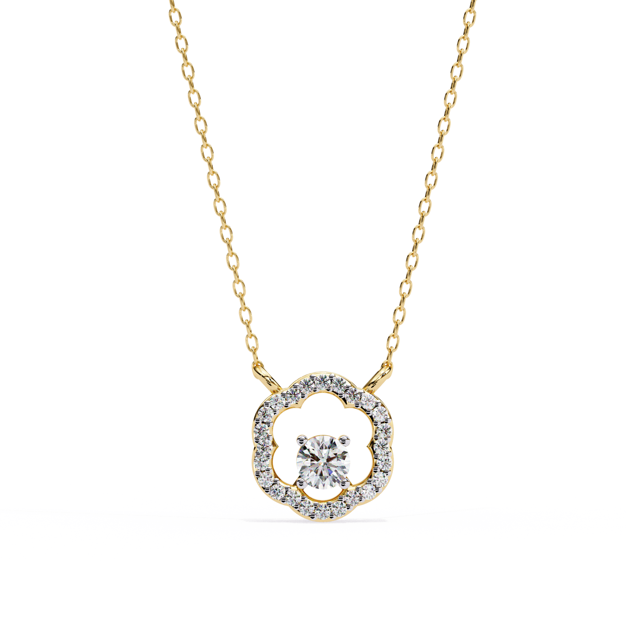 Cecelia Diamond Solitaire Pendant