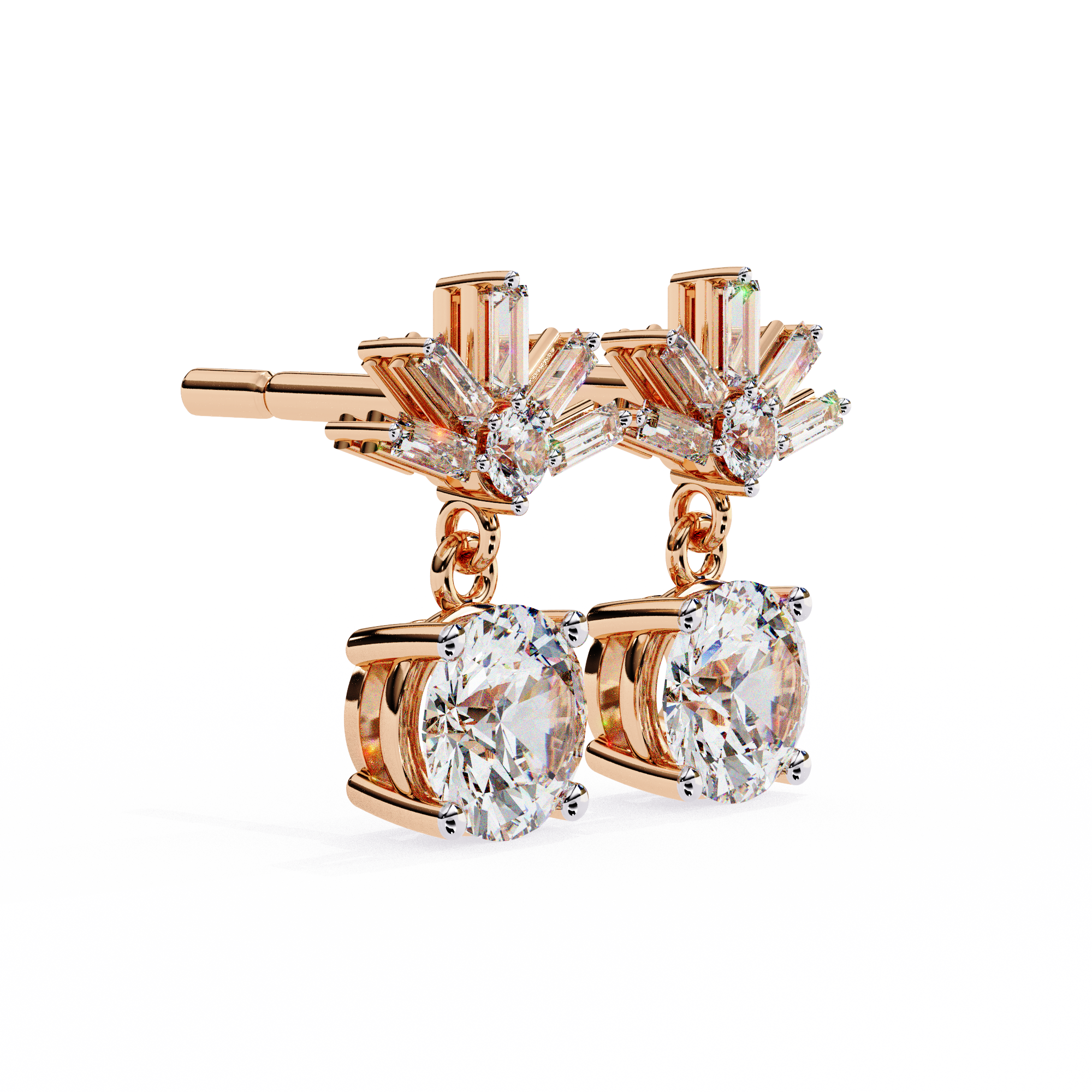 Janet Diamond Solitaire Earrings