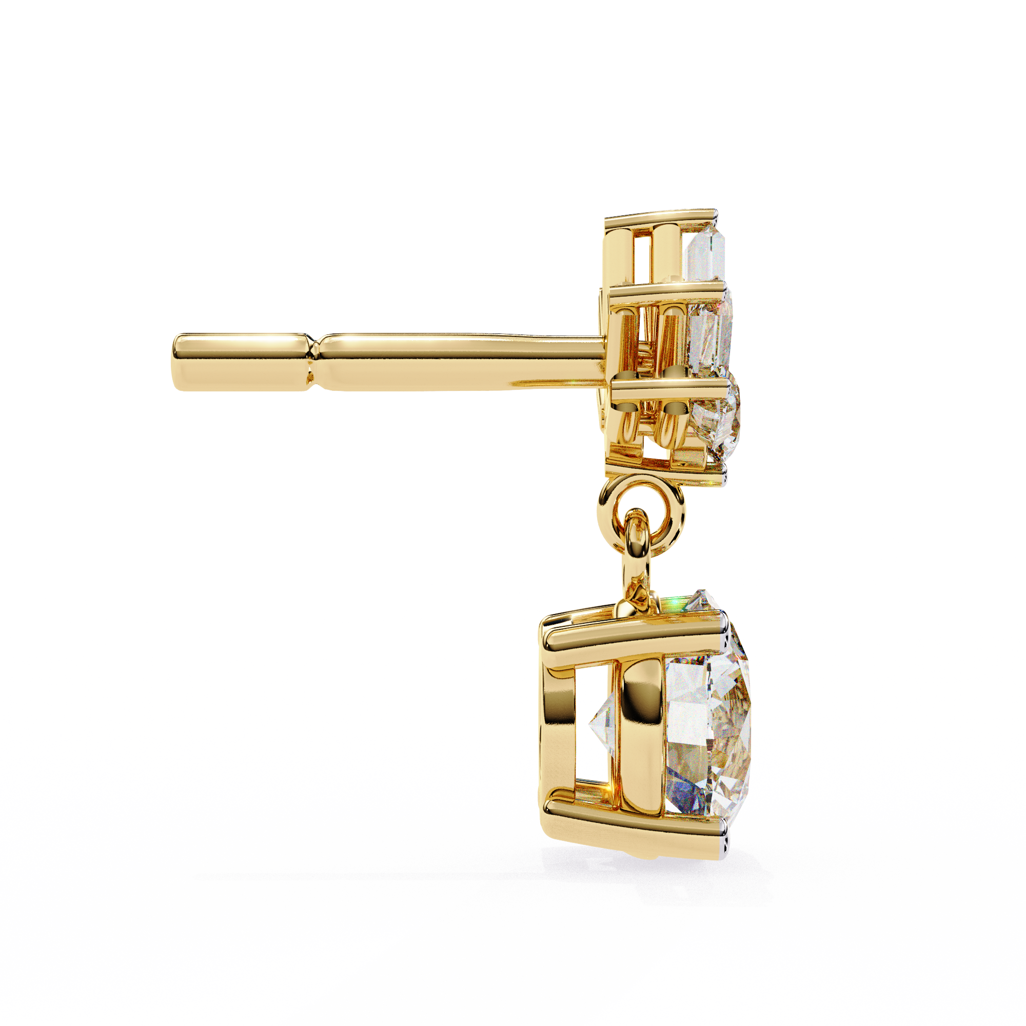 Janet Diamond Solitaire Earrings