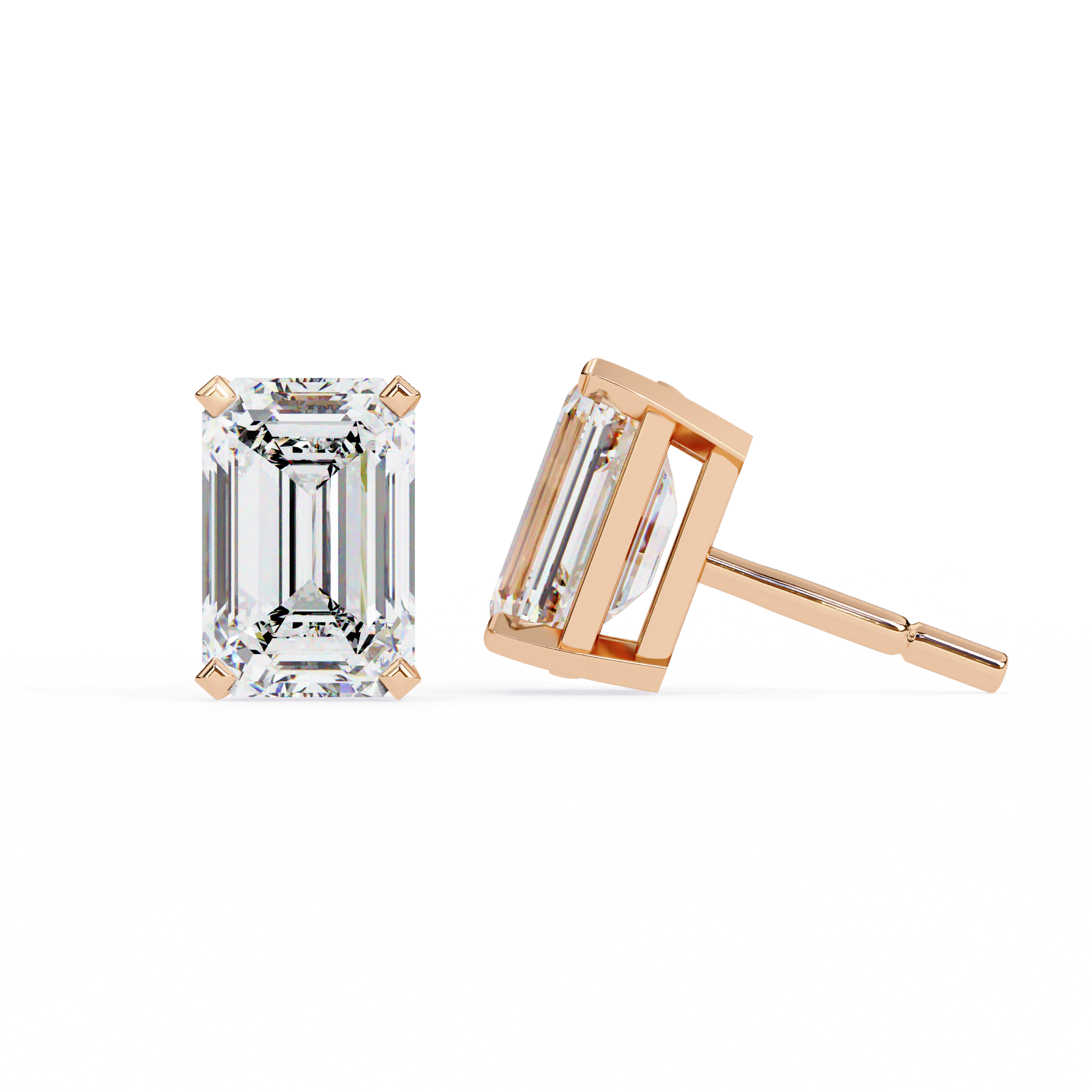 Coco Diamond Solitaire Earrings