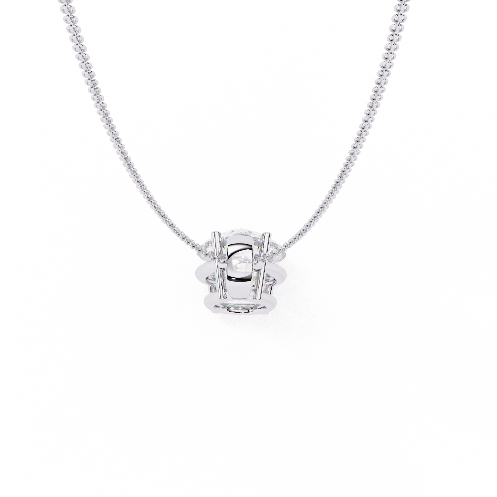 Leah Diamond Solitaire Pendant