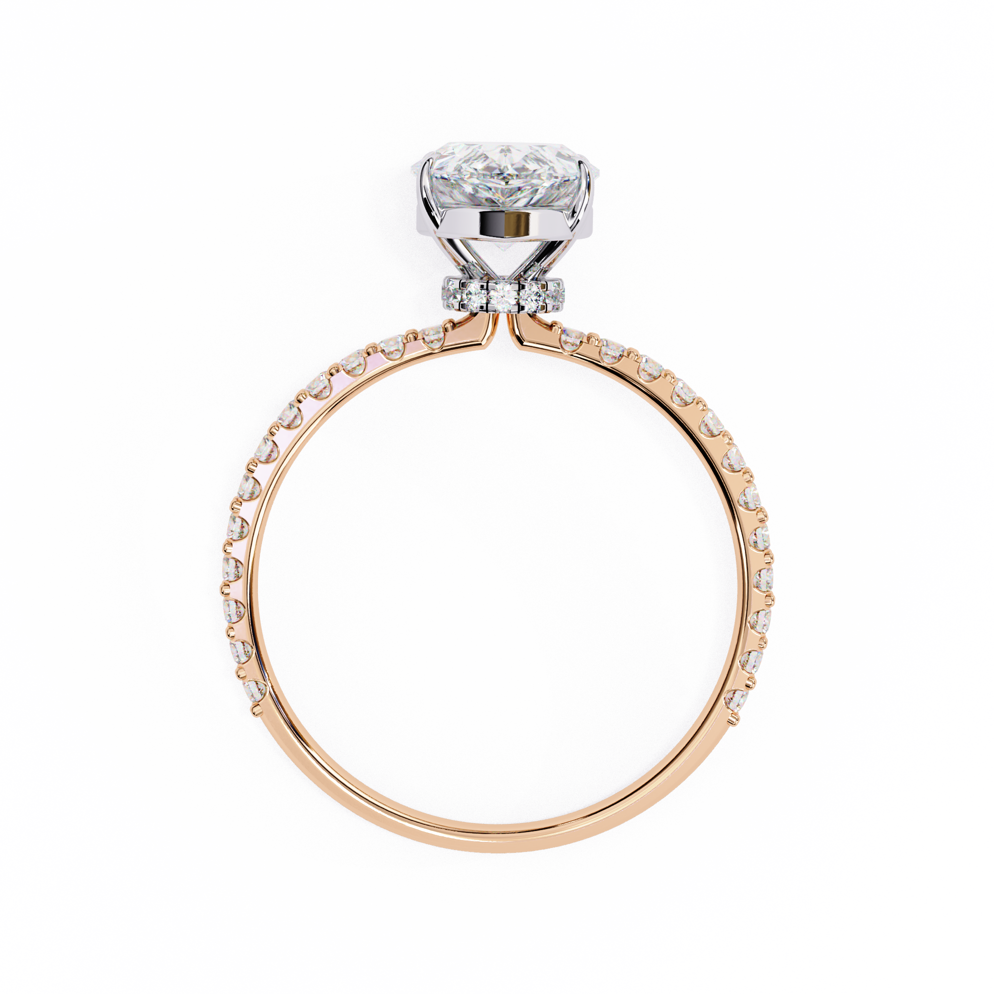 Evangeline Diamond Solitaire Ring