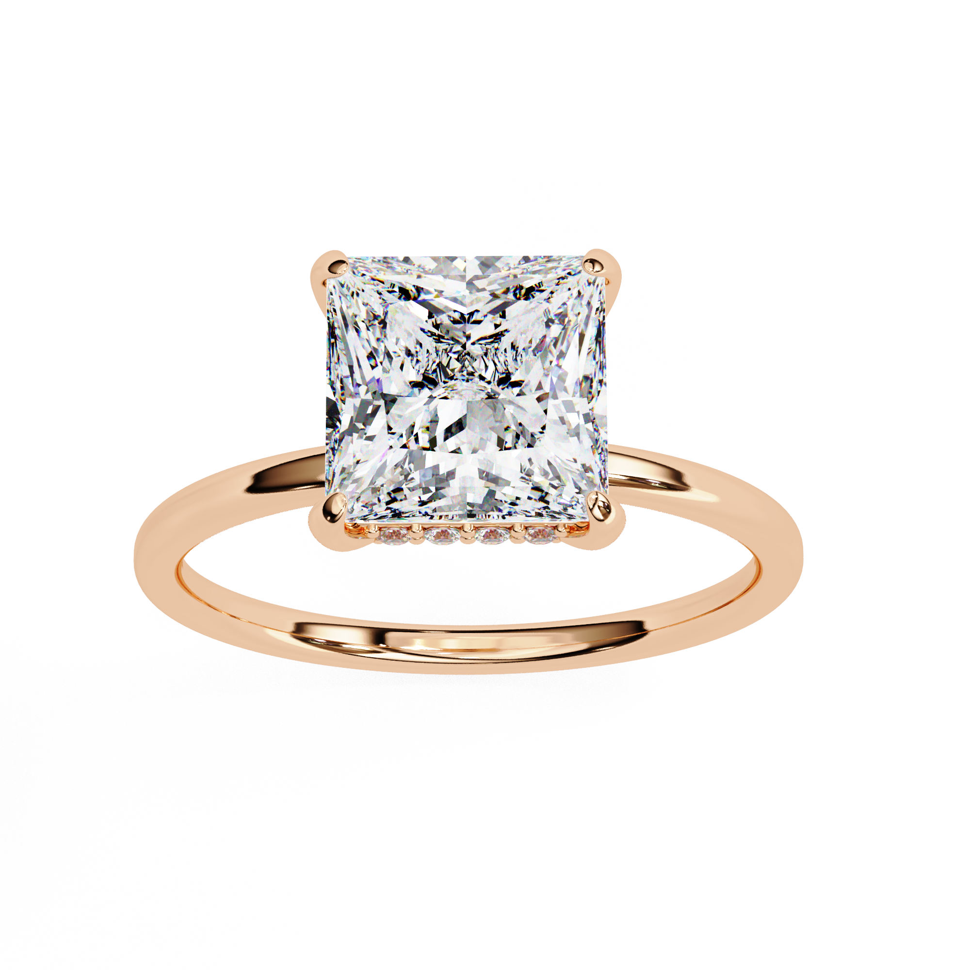 Juliet Diamond Solitaire Ring