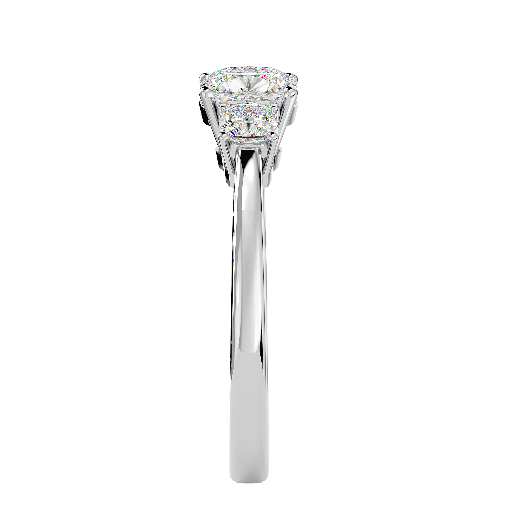 Mirela Diamond Three Stone Ring