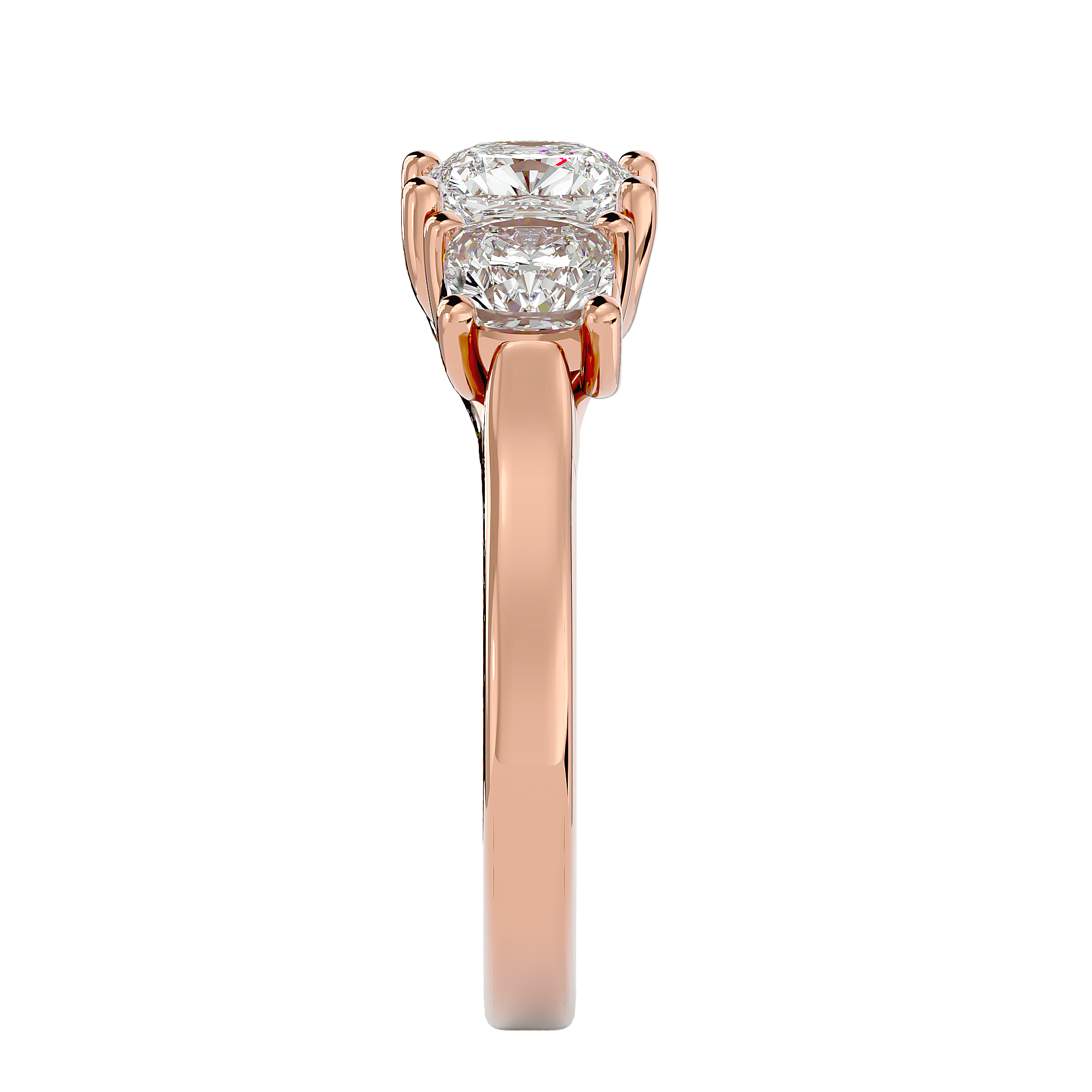 Eva Diamond Three Stone Ring