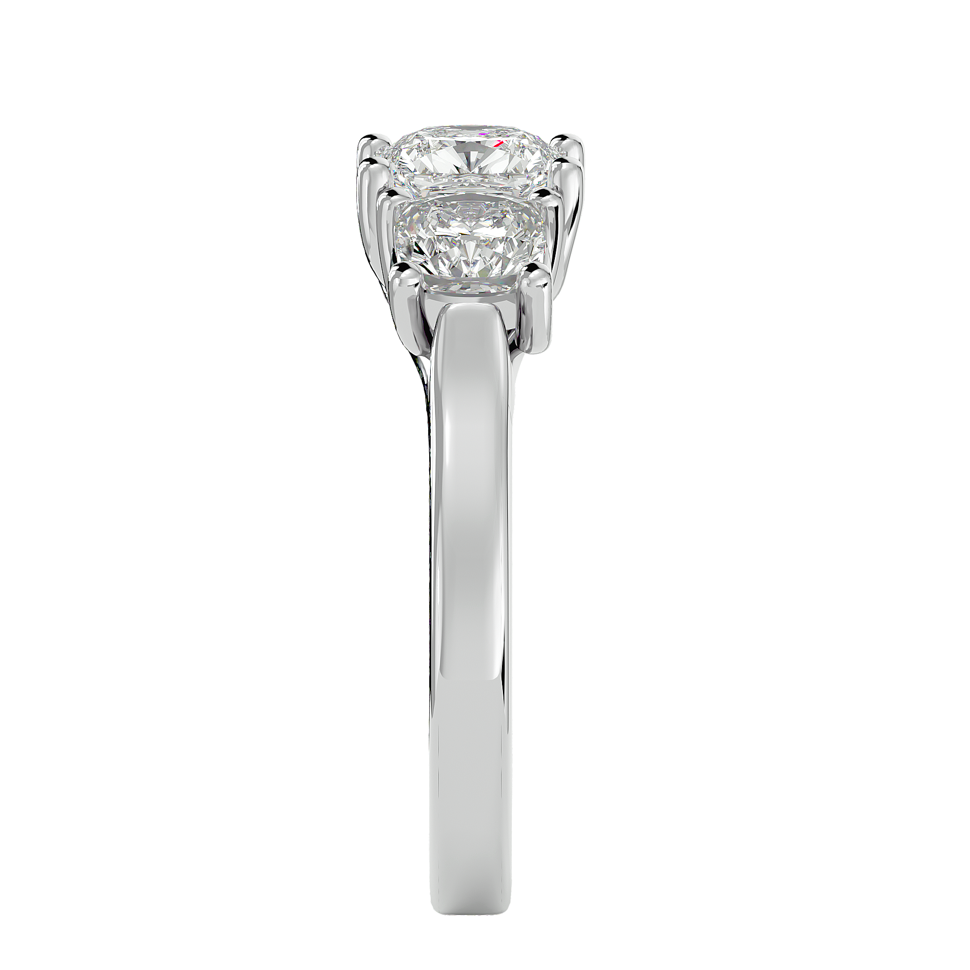 Eva Diamond Three Stone Ring