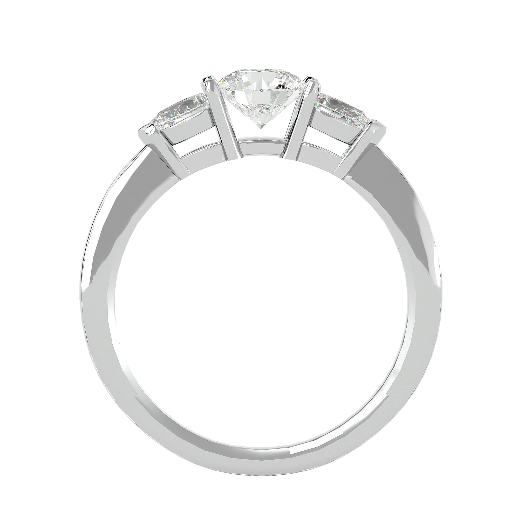 Bella Diamond Three Stone Ring