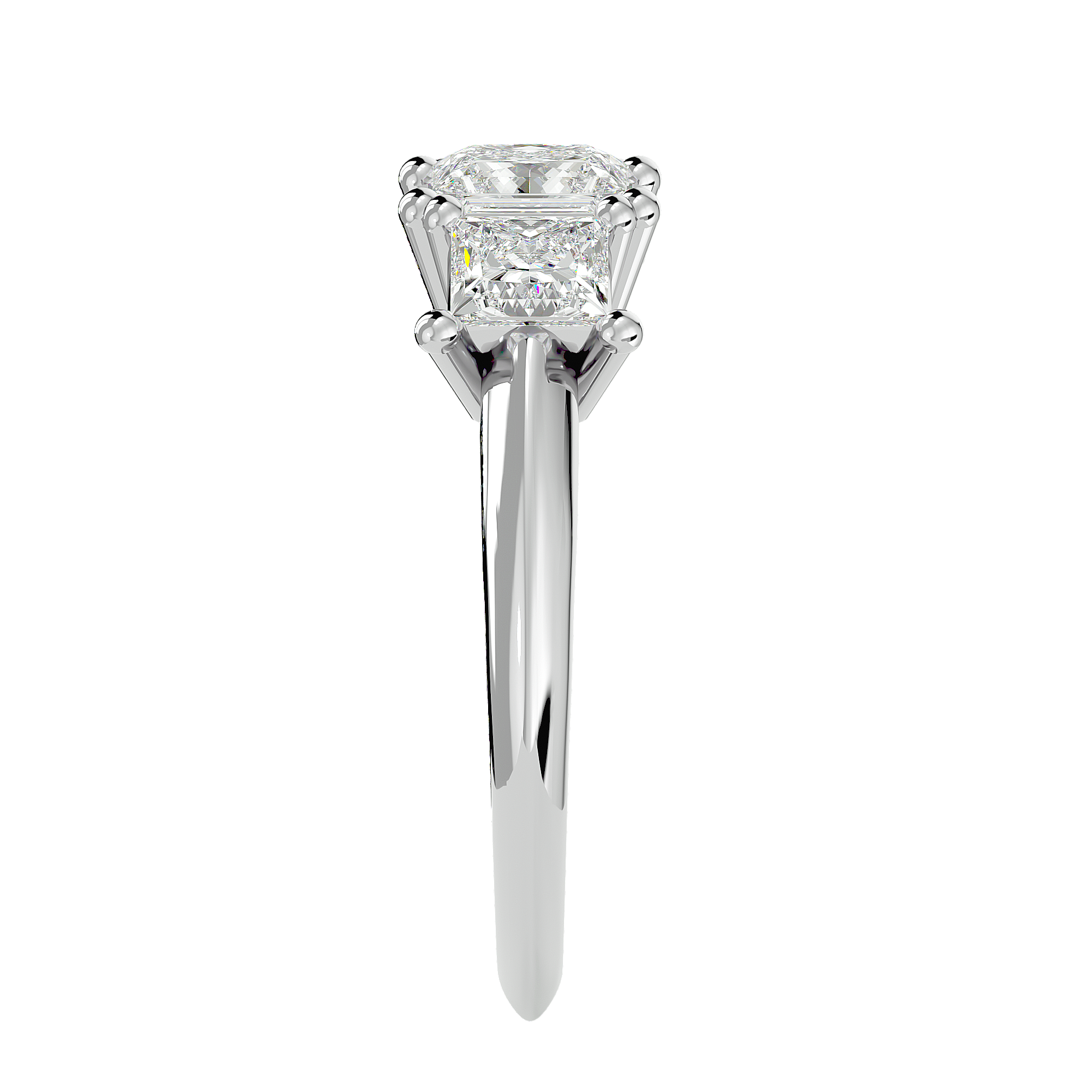 Rumi Diamond Three Stone Ring