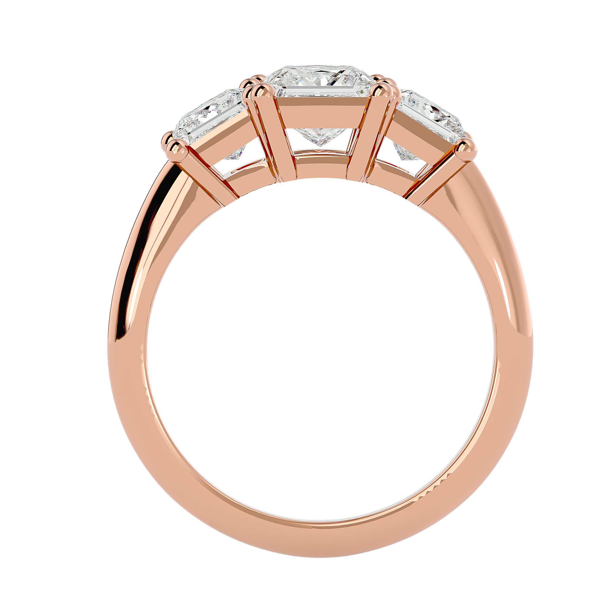 Rumi Diamond Three Stone Ring
