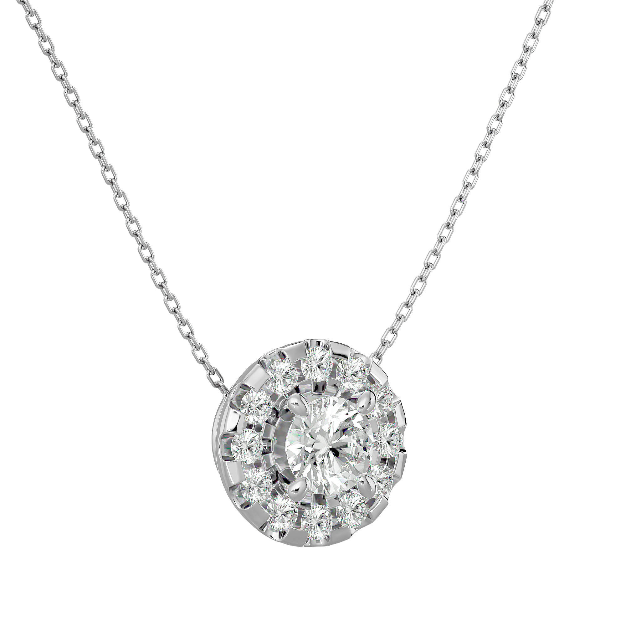 Odette Diamond Solitaire Pendant