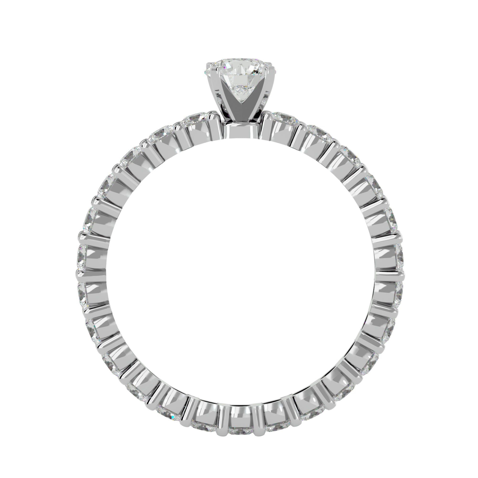 Rumi Diamond Solitaire Ring