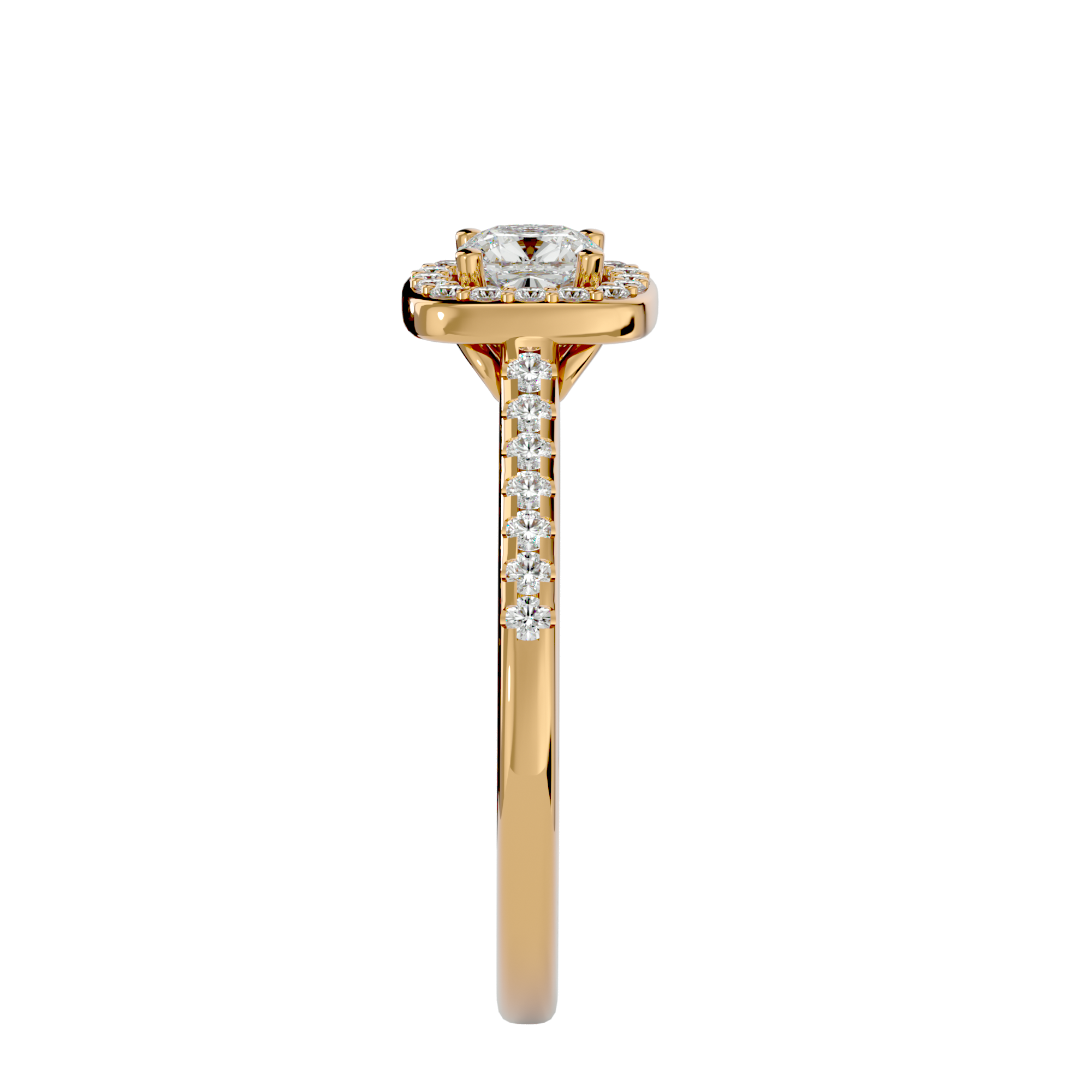 Mallory Diamond Halo Ring