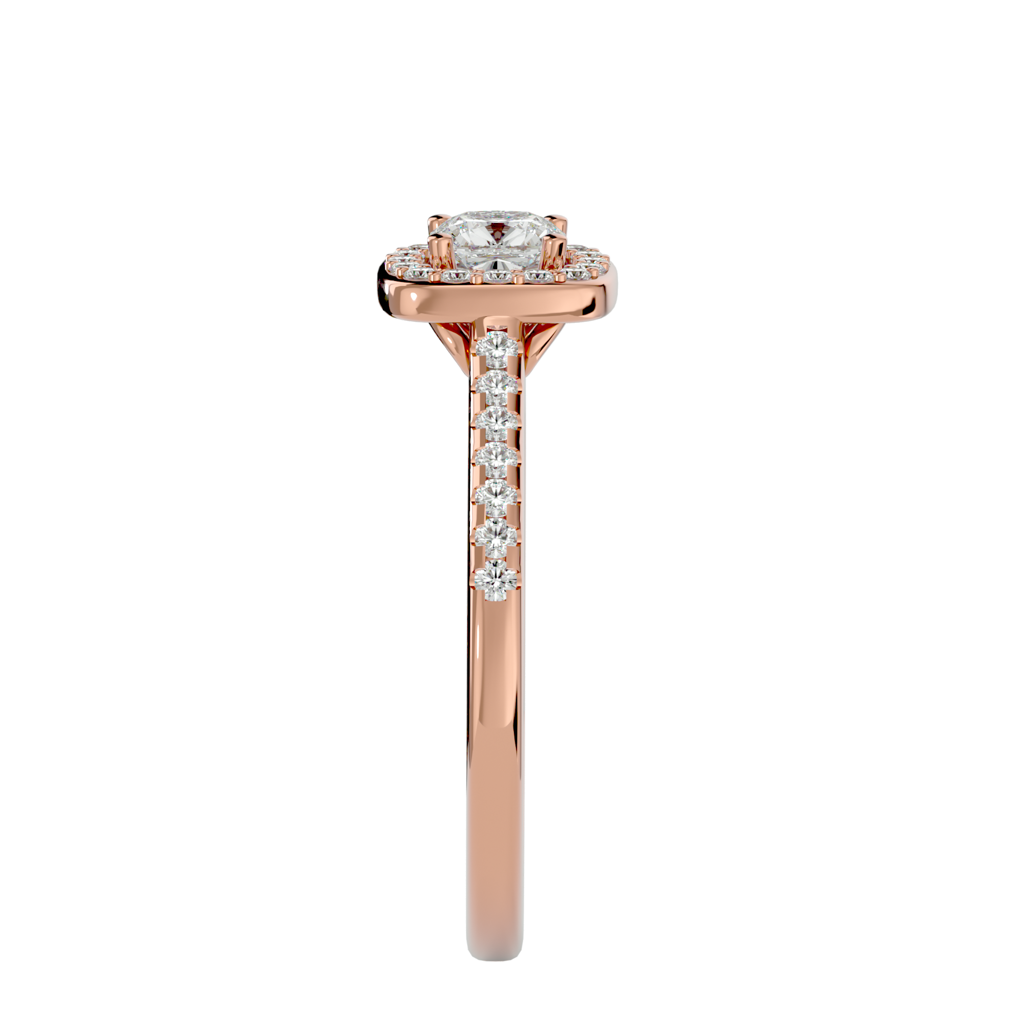 Mallory Diamond Halo Ring