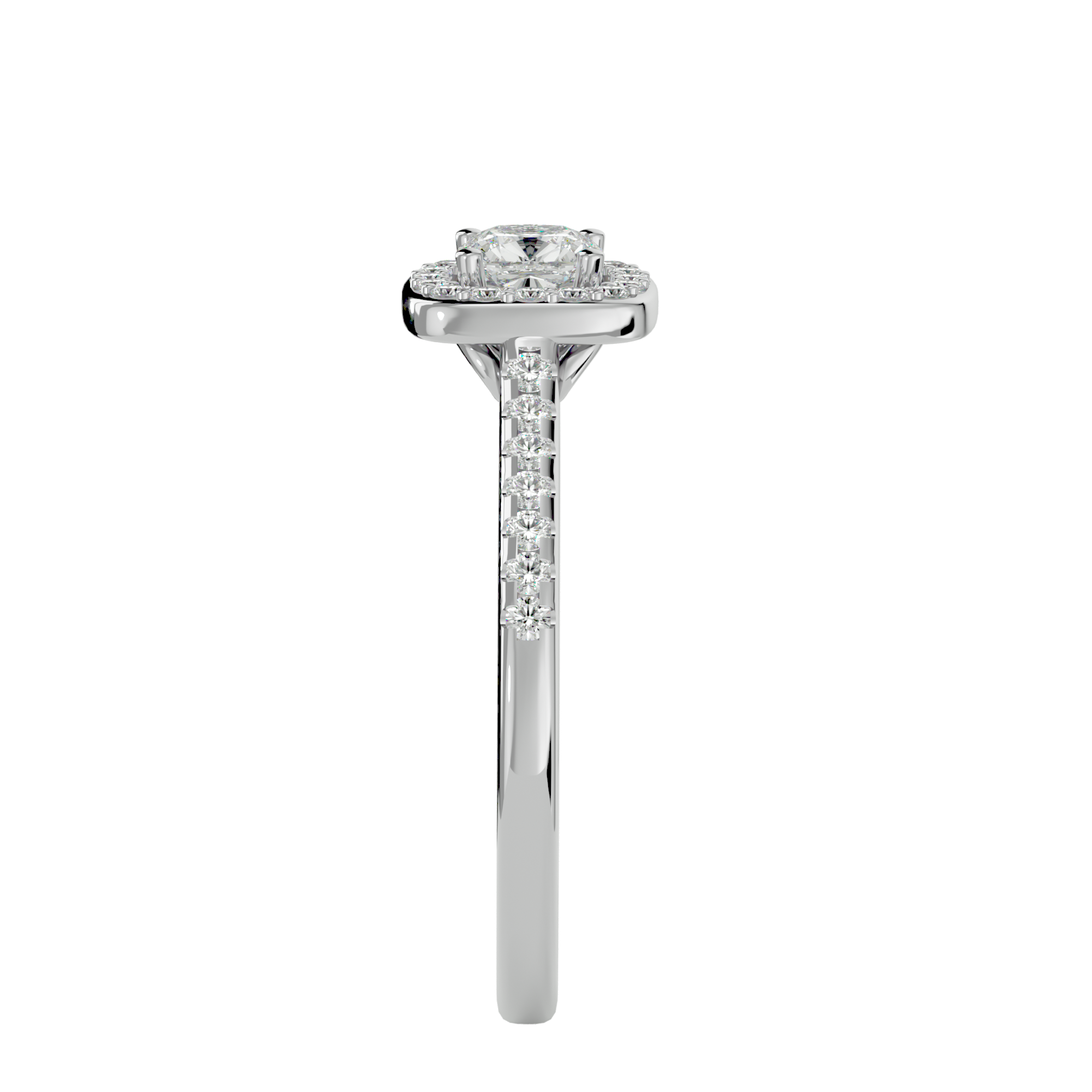 Mallory Diamond Halo Ring