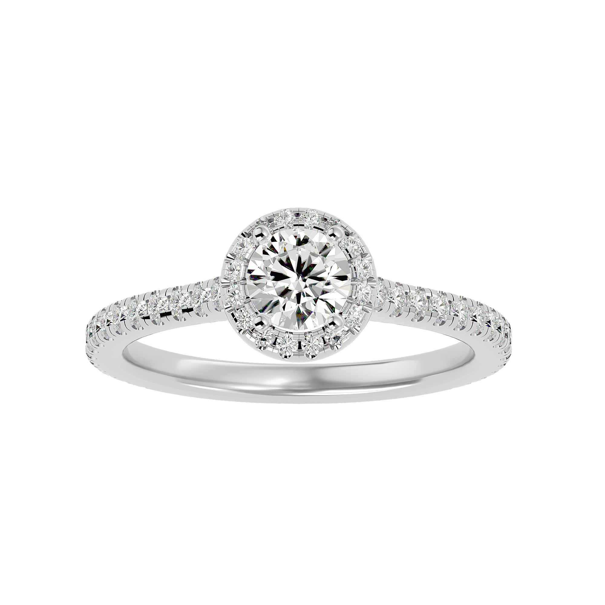 Grace Diamond Halo Ring