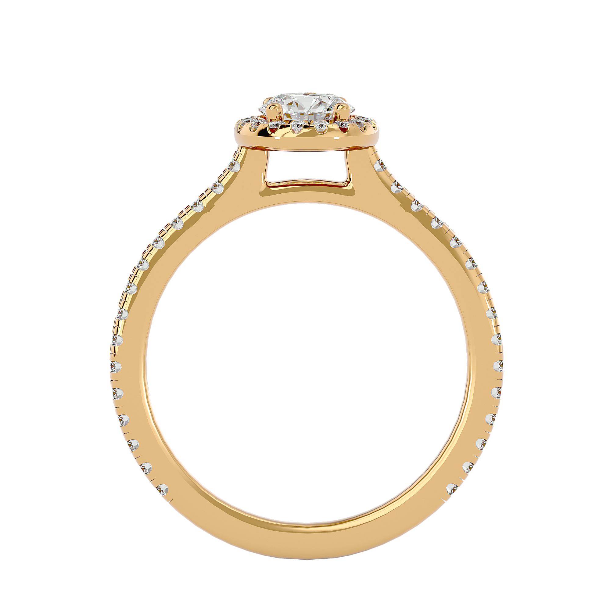 Grace Diamond Halo Ring