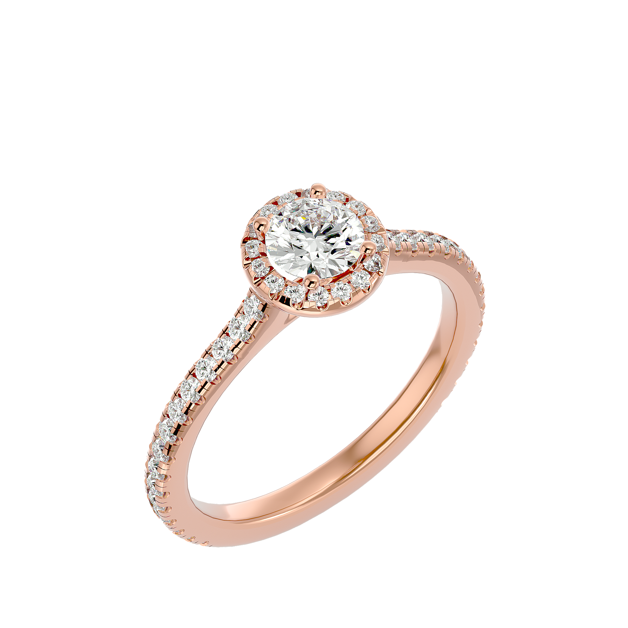 Grace Diamond Halo Ring