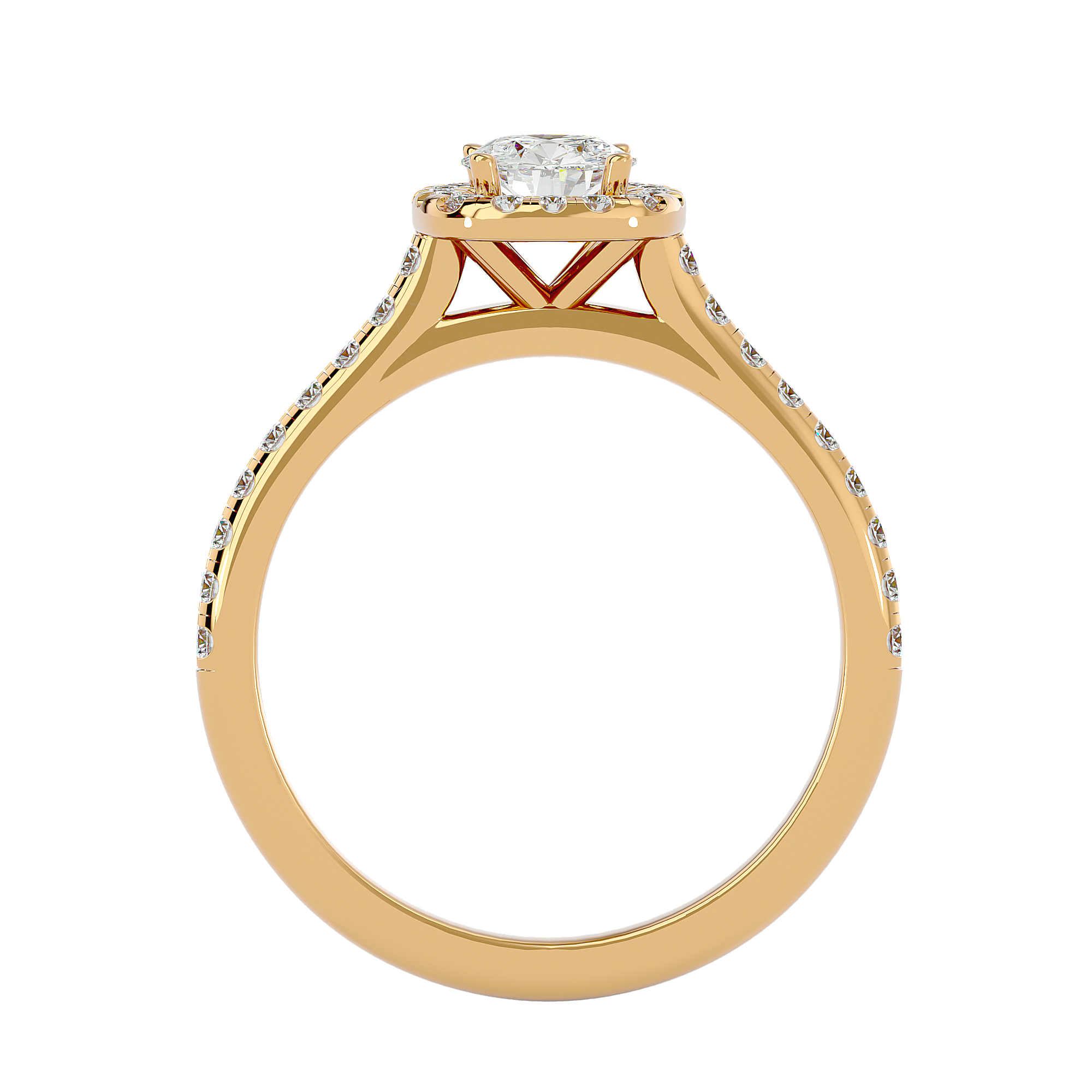 Hermione Diamond Halo Ring