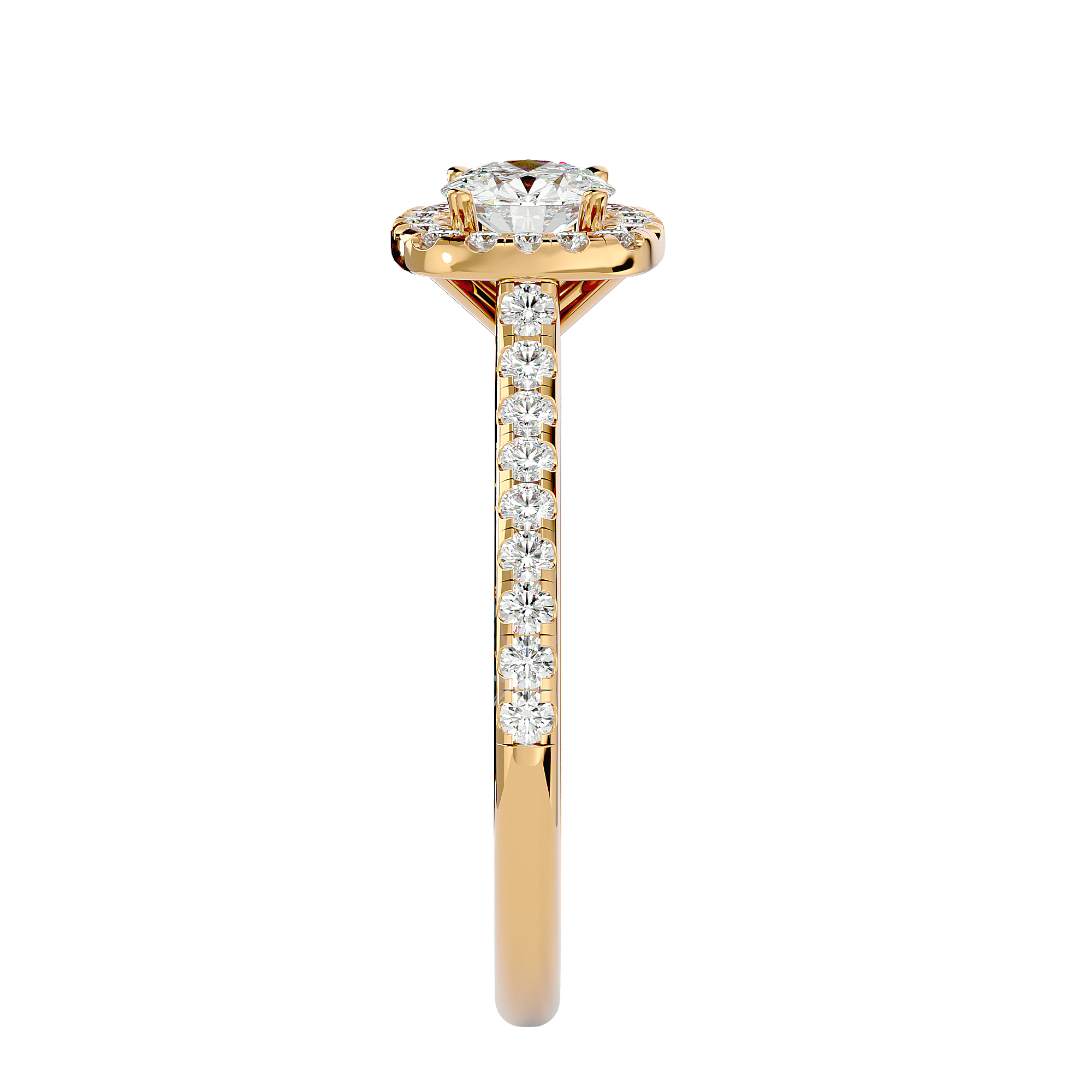 Hermione Diamond Halo Ring