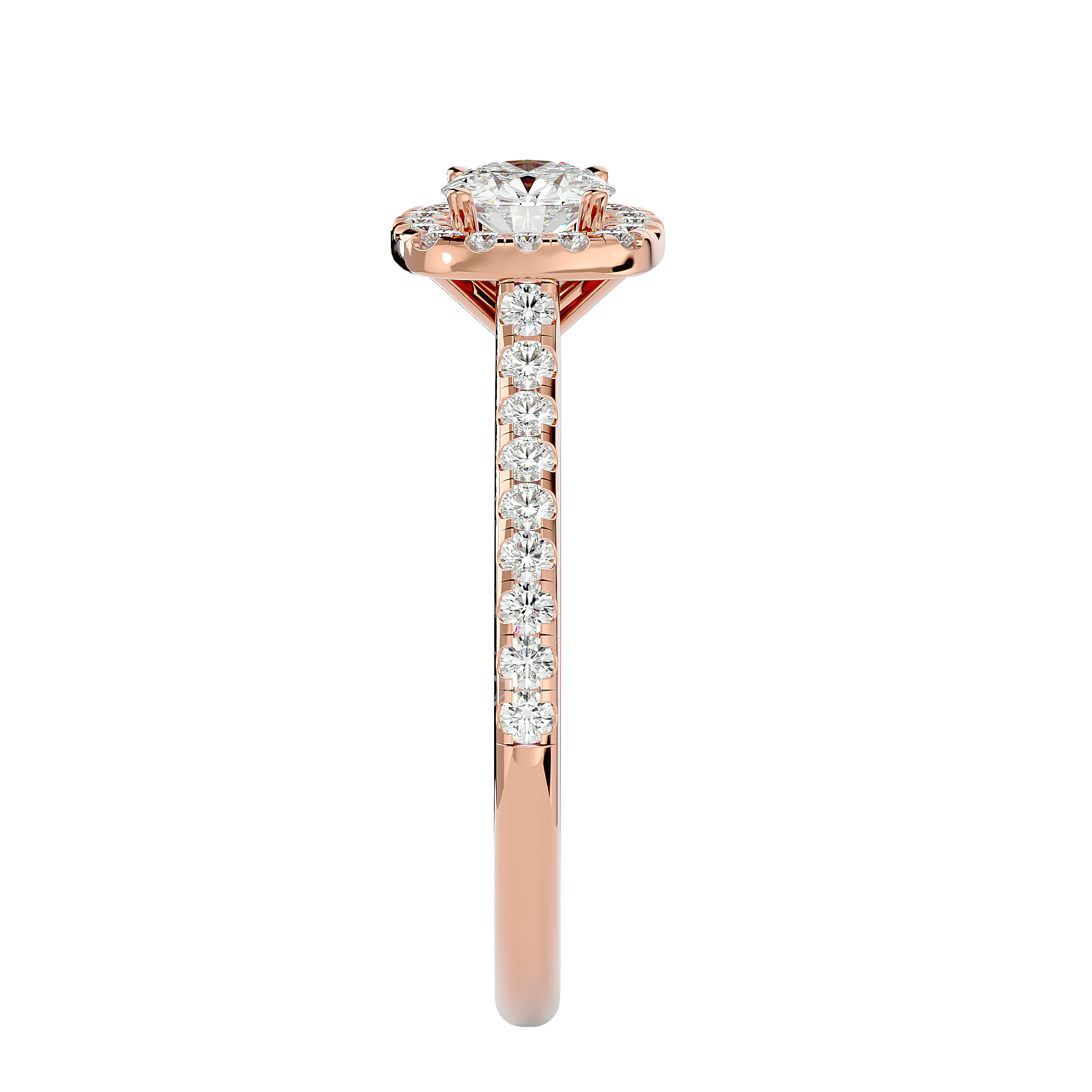 Hermione Diamond Halo Ring