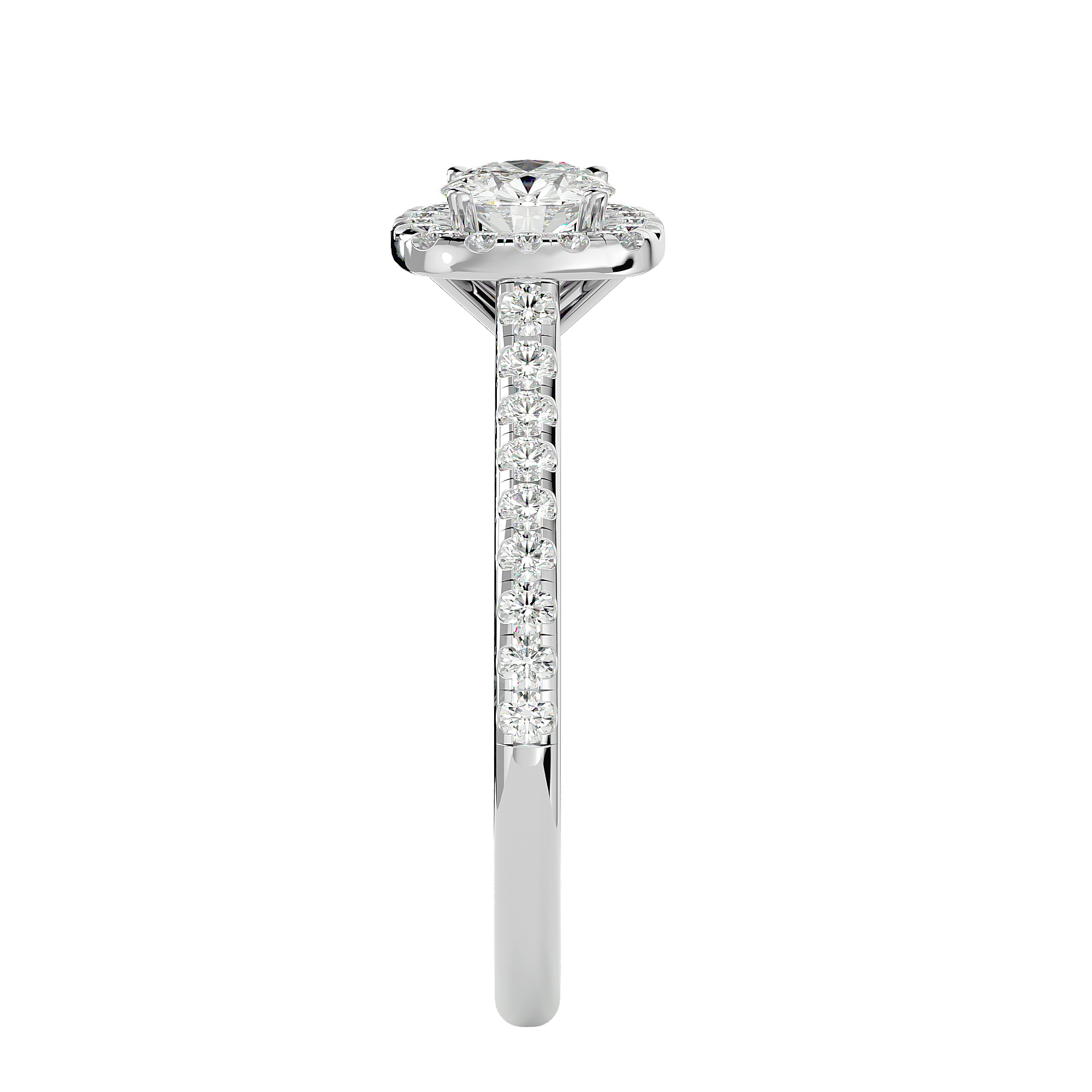 Hermione Diamond Halo Ring