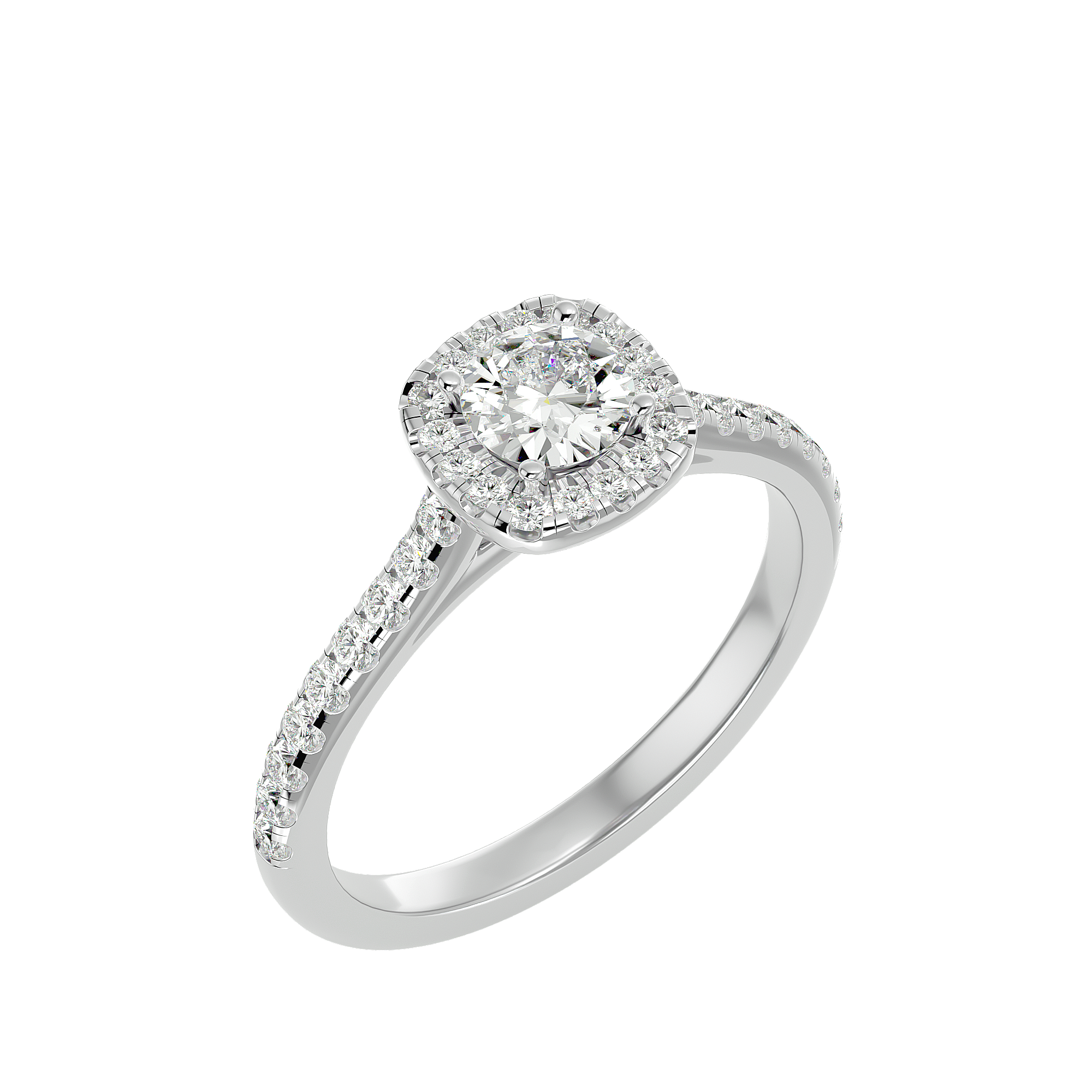 Hermione Diamond Halo Ring