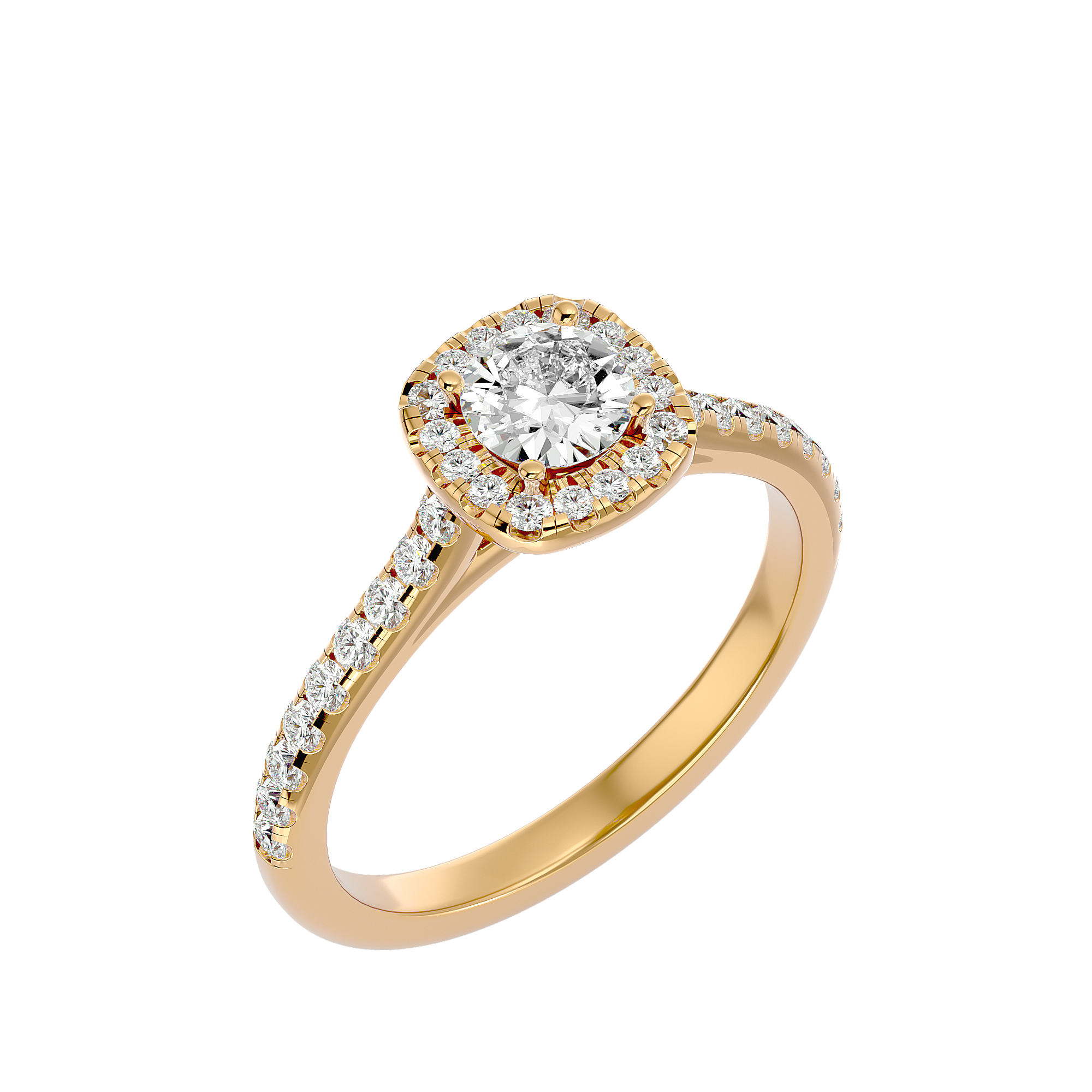 Hermione Diamond Halo Ring