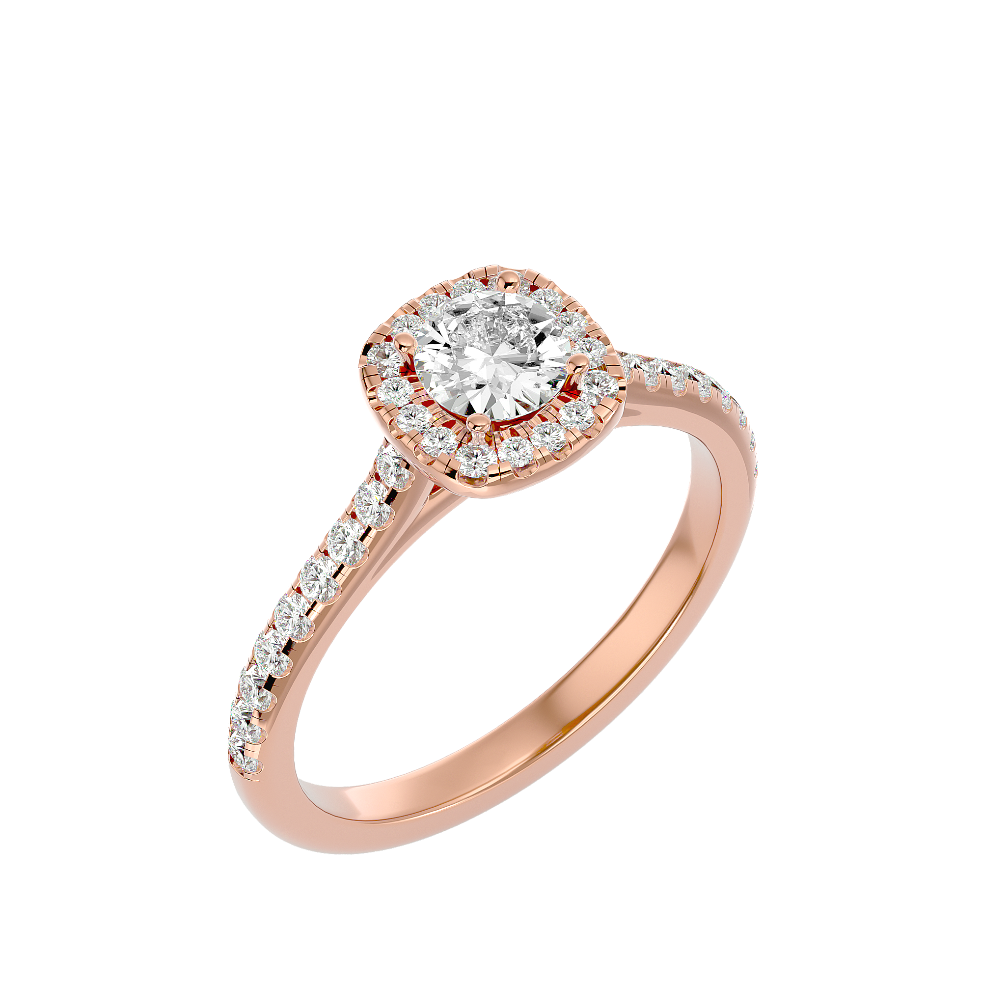 Hermione Diamond Halo Ring