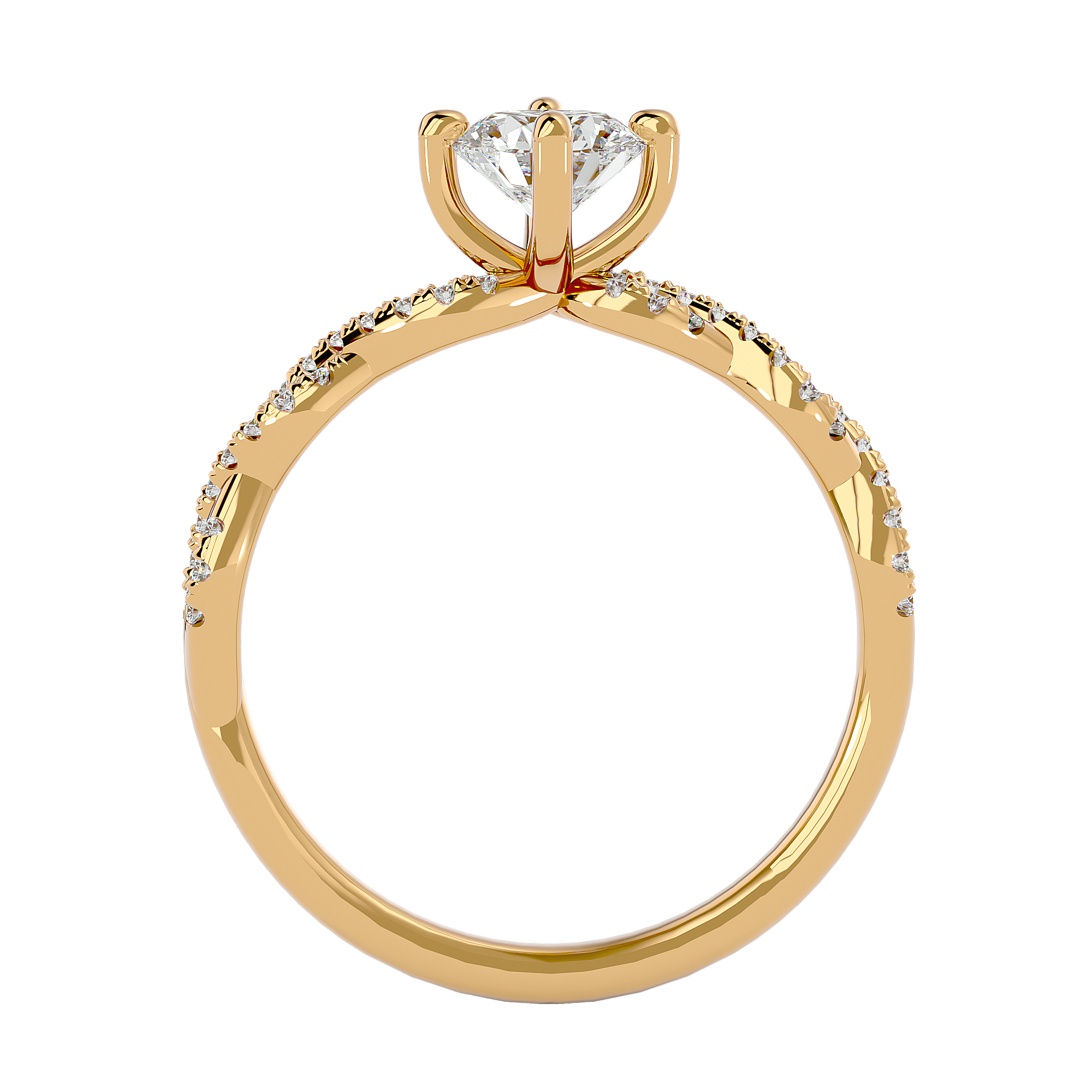 Erica Diamond Solitaire Ring