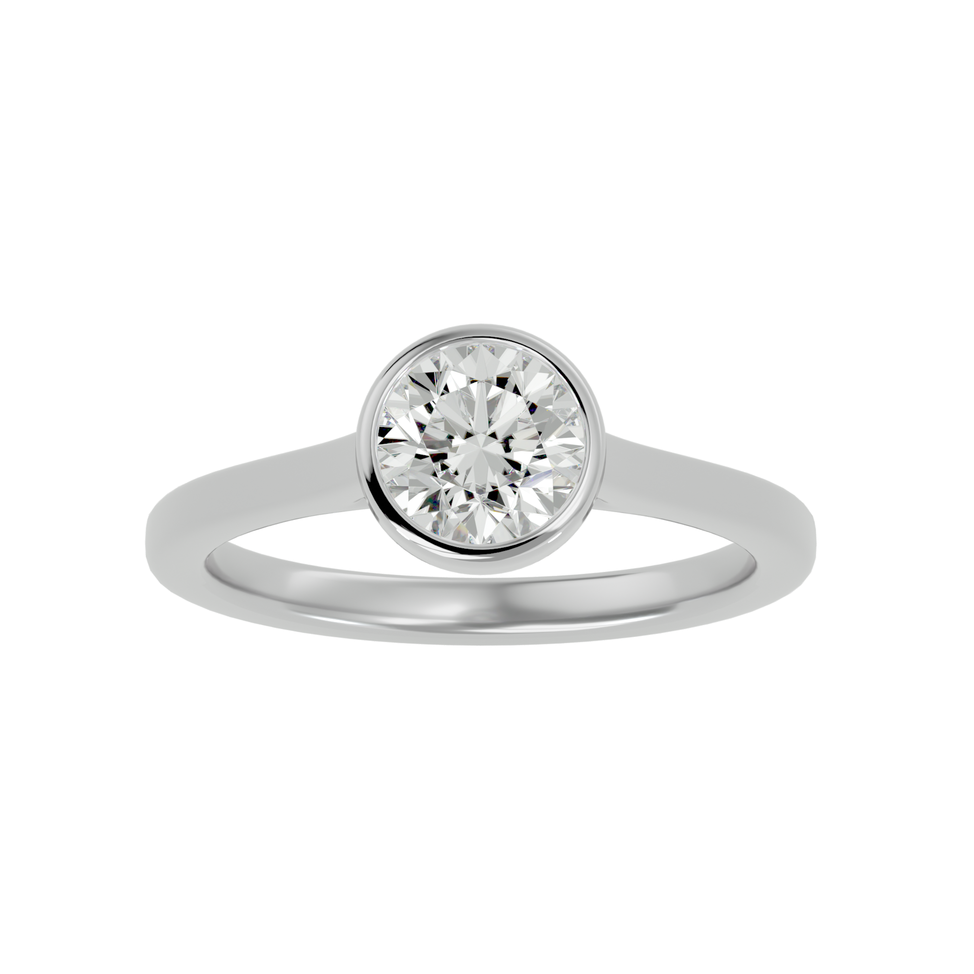 Aster Diamond Solitaire Ring