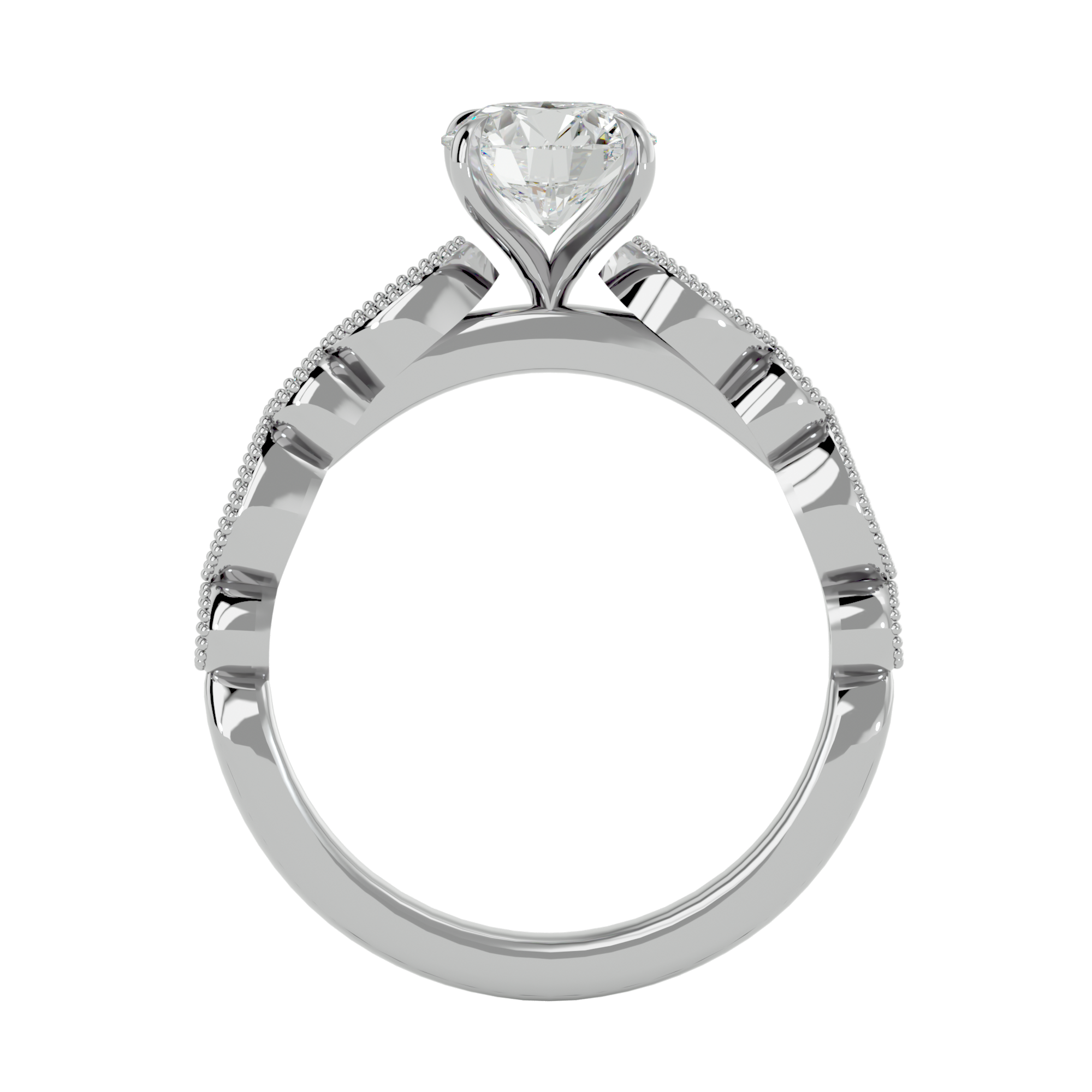 Evelyn Diamond Solitaire Ring