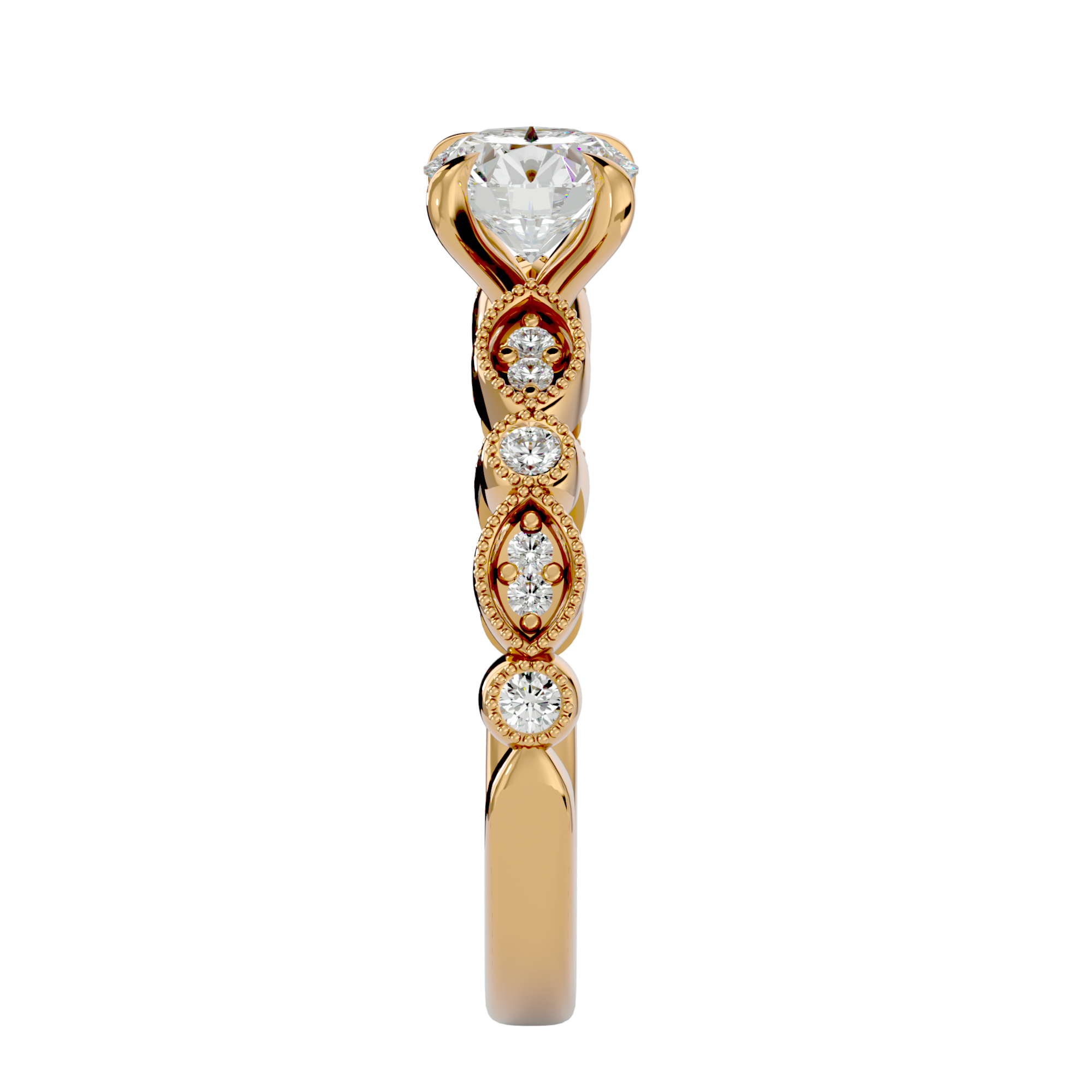 Evelyn Diamond Solitaire Ring