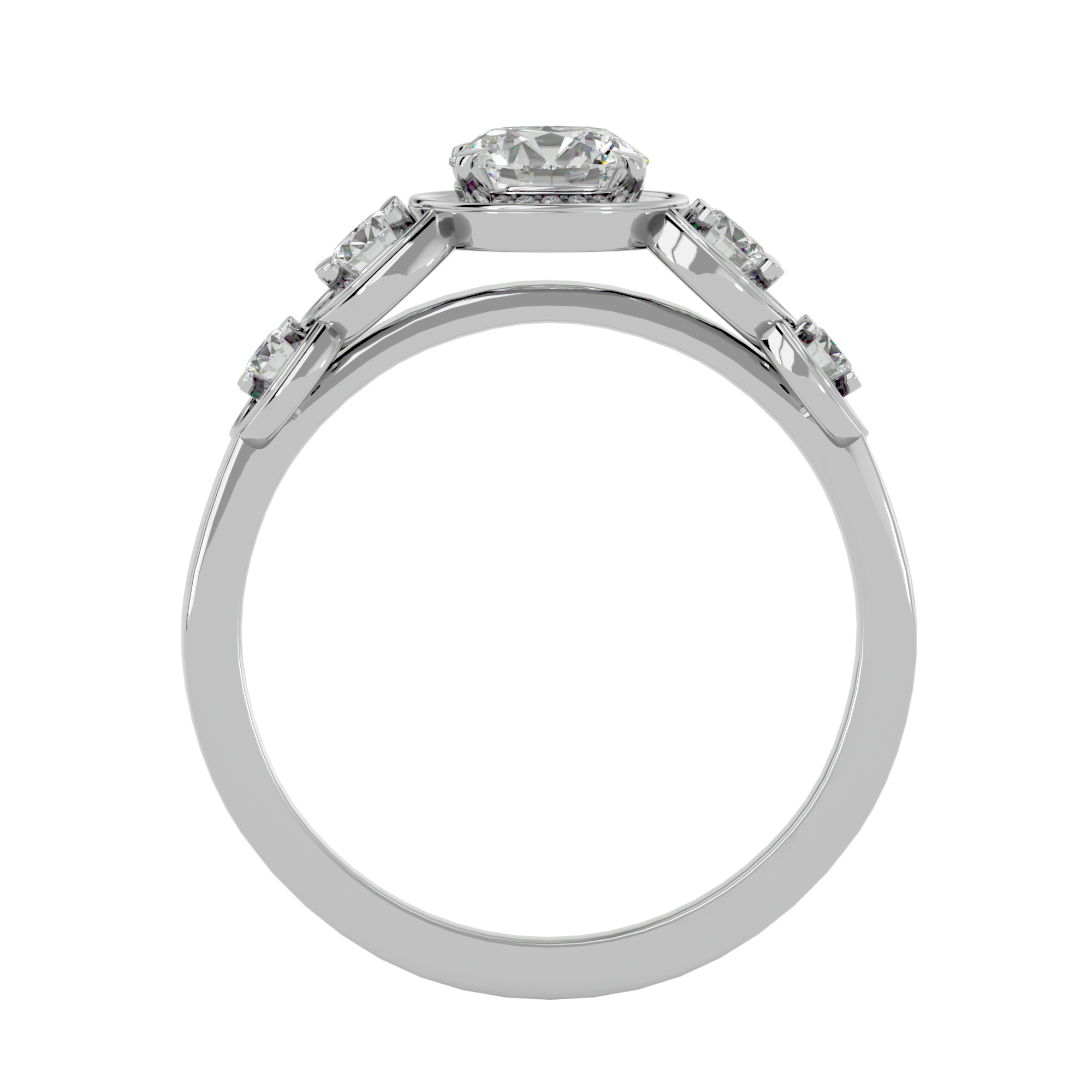 Kinsley Diamond Halo Ring