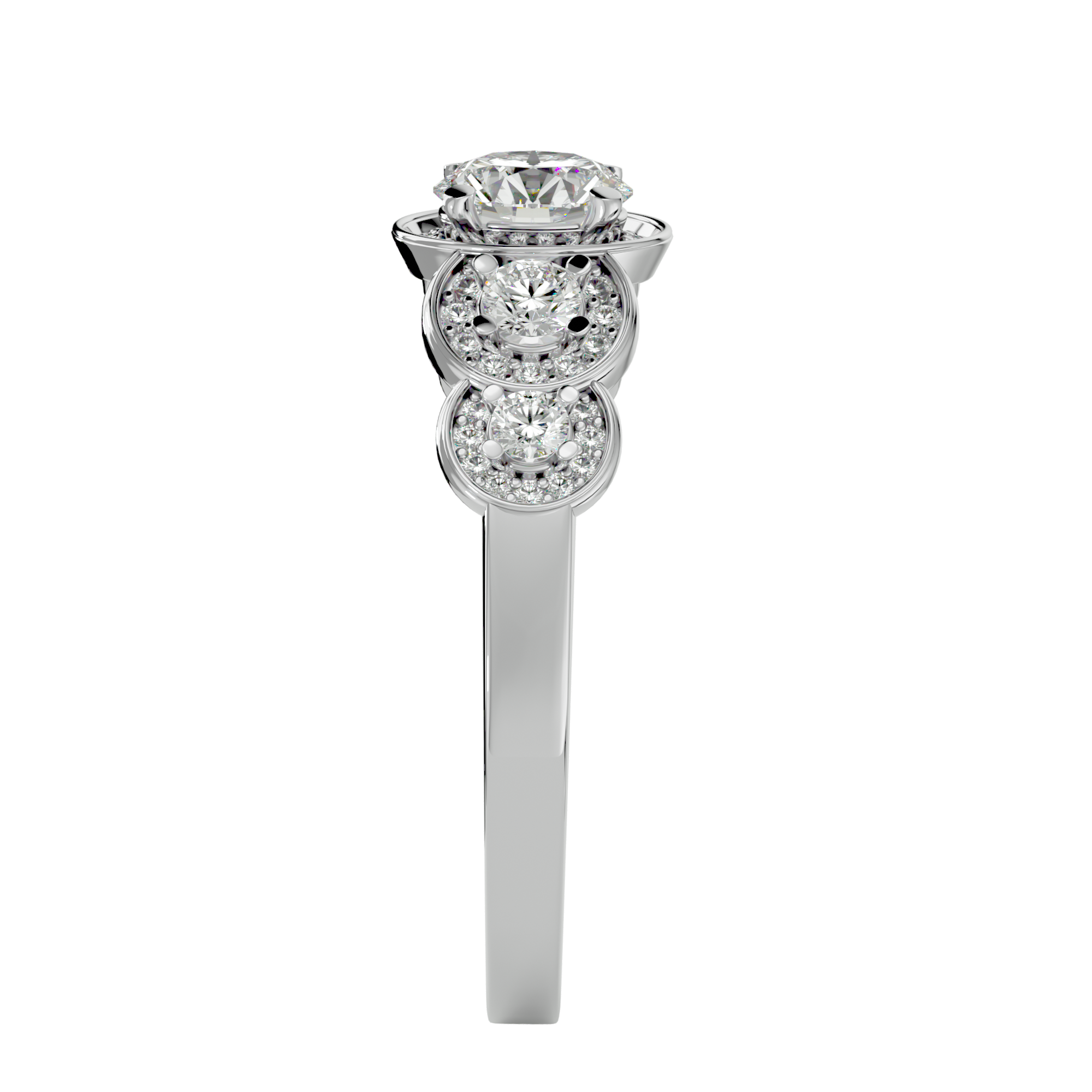 Kinsley Diamond Halo Ring