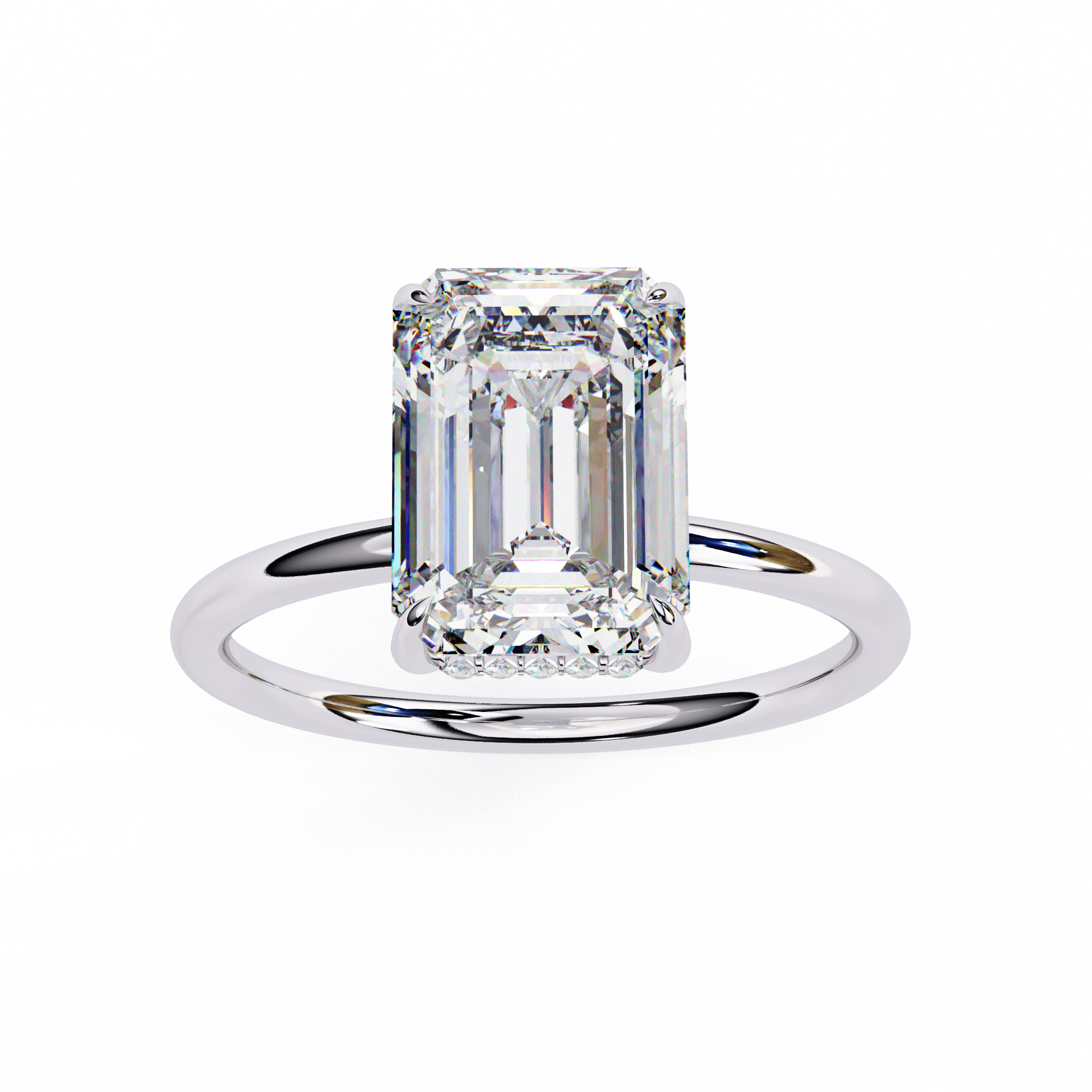 Clementine Diamond Solitaire Ring