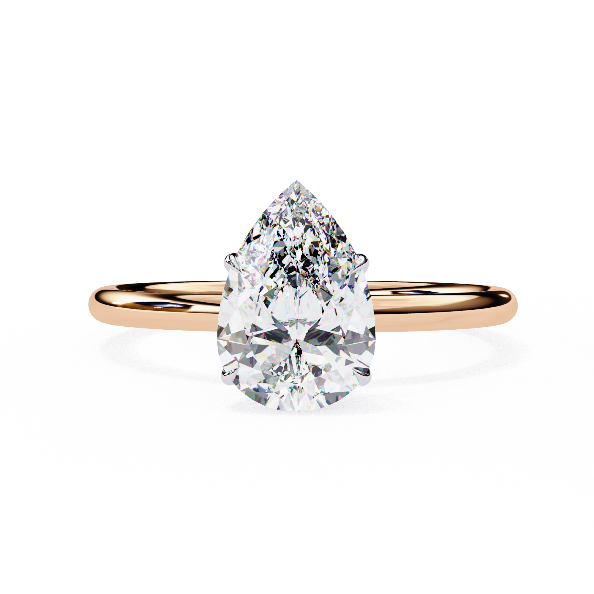Delilah Diamond Solitaire Ring