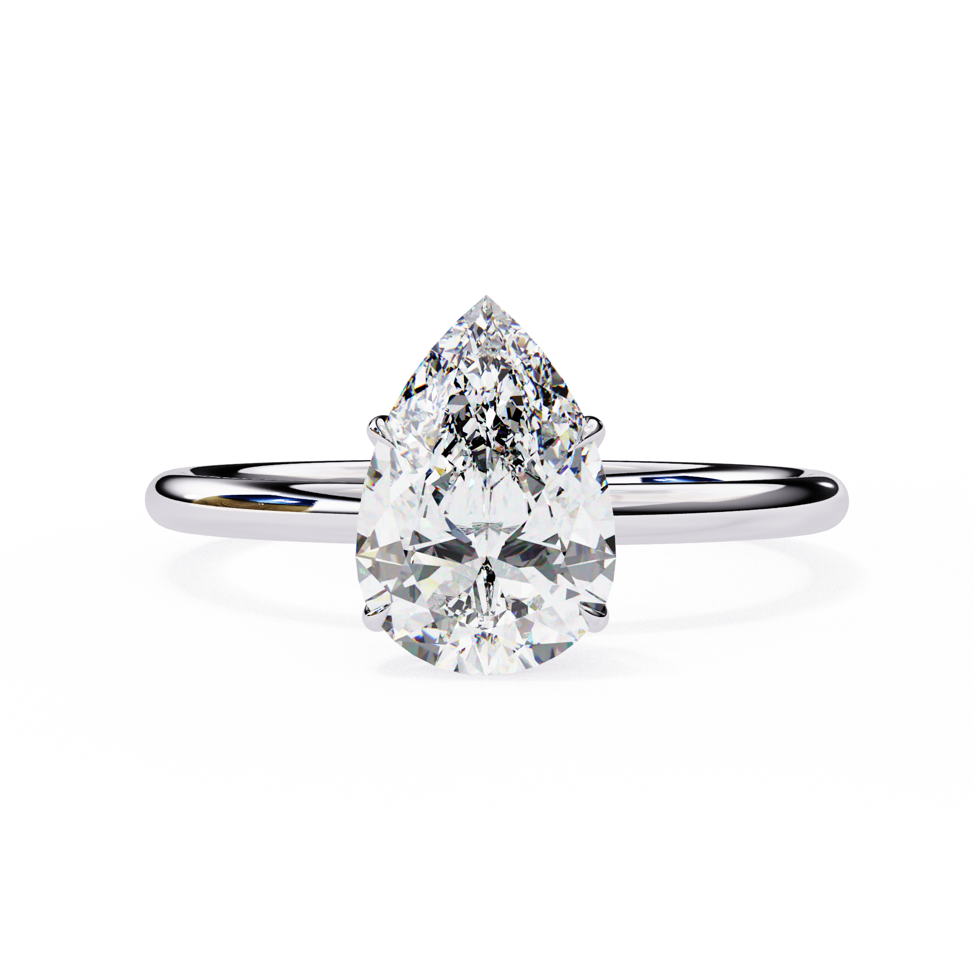 Delilah Diamond Solitaire Ring