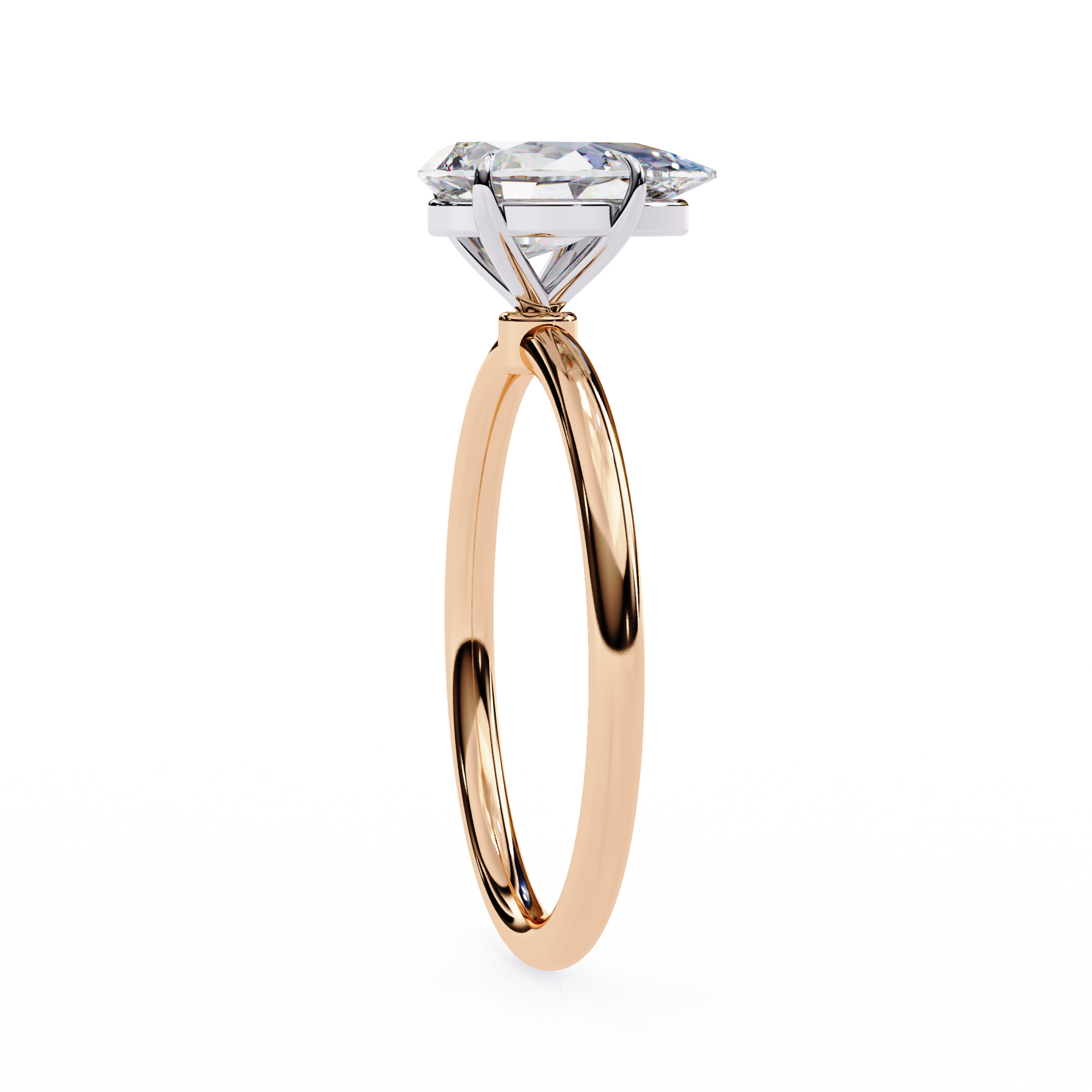 Delilah Diamond Solitaire Ring