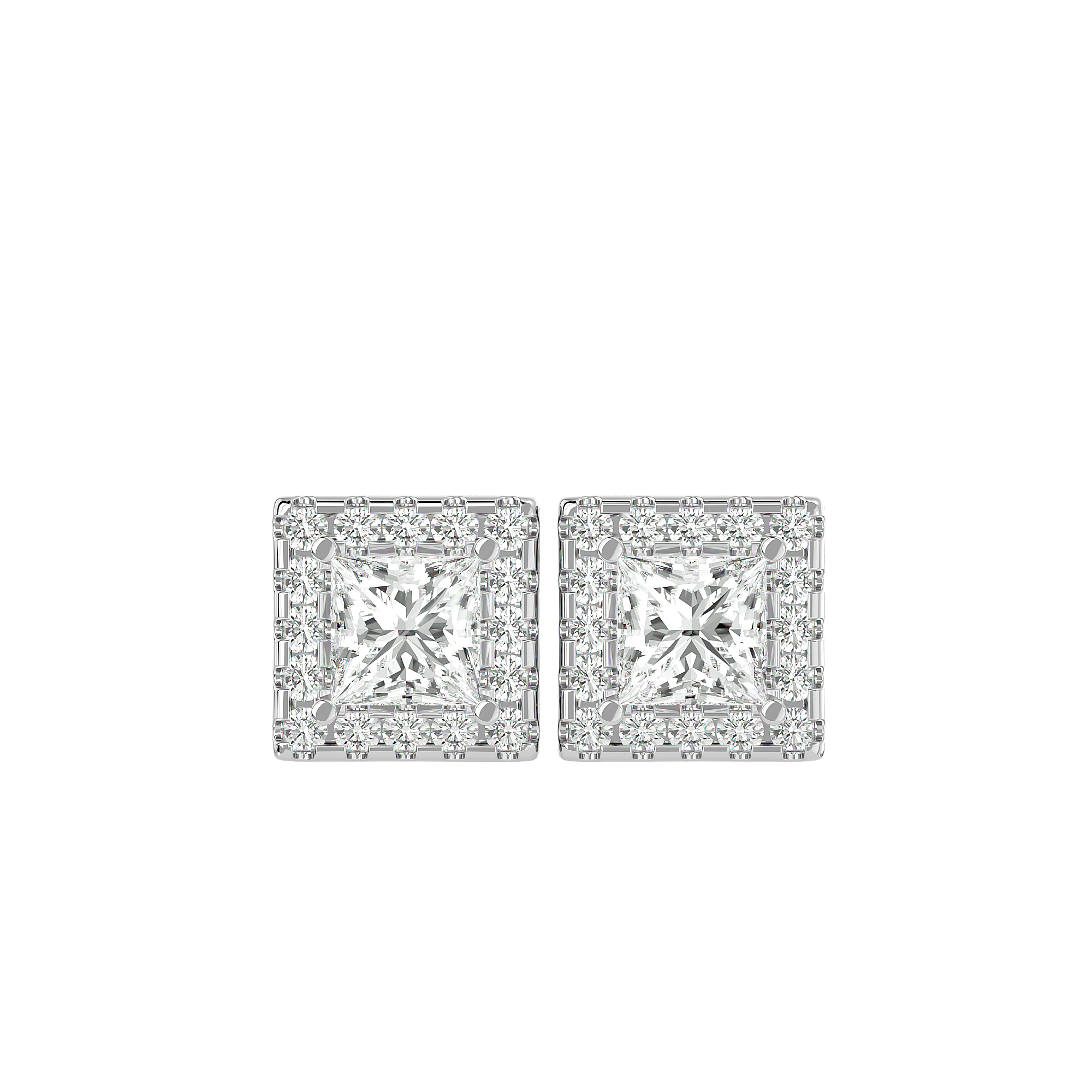 Azaria Diamond Solitaire Earrings