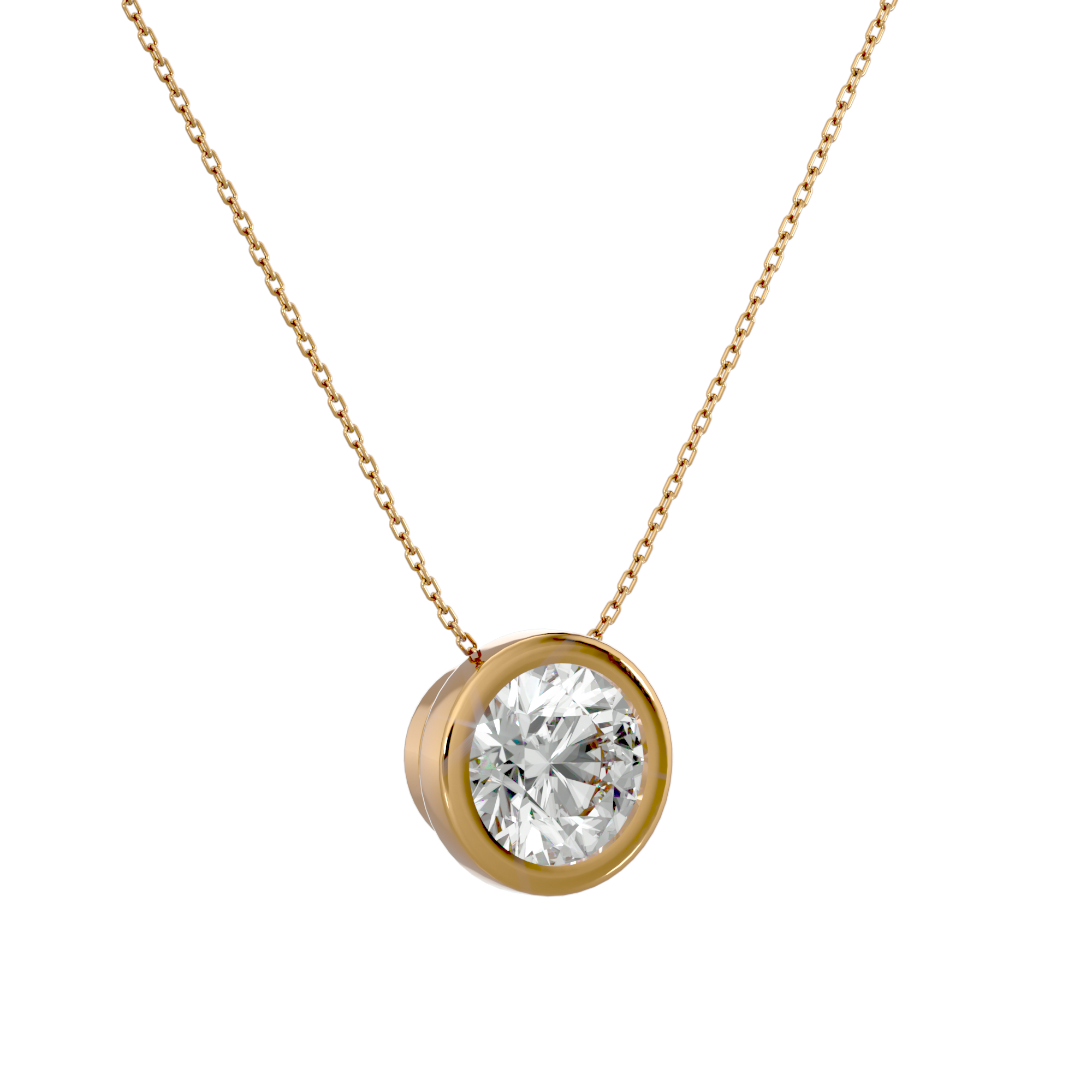 Griffin Diamond Solitaire Pendant