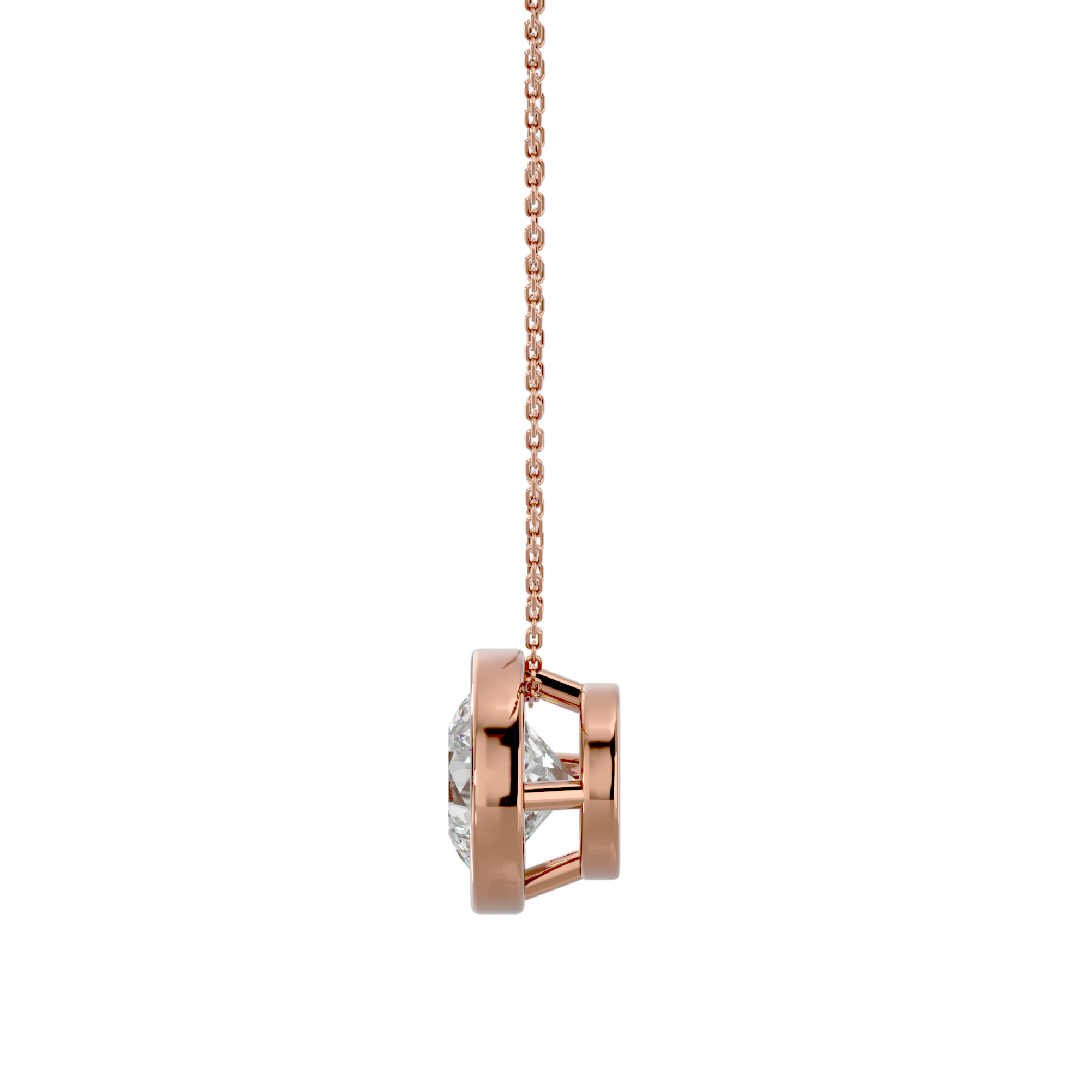 Griffin Diamond Solitaire Pendant
